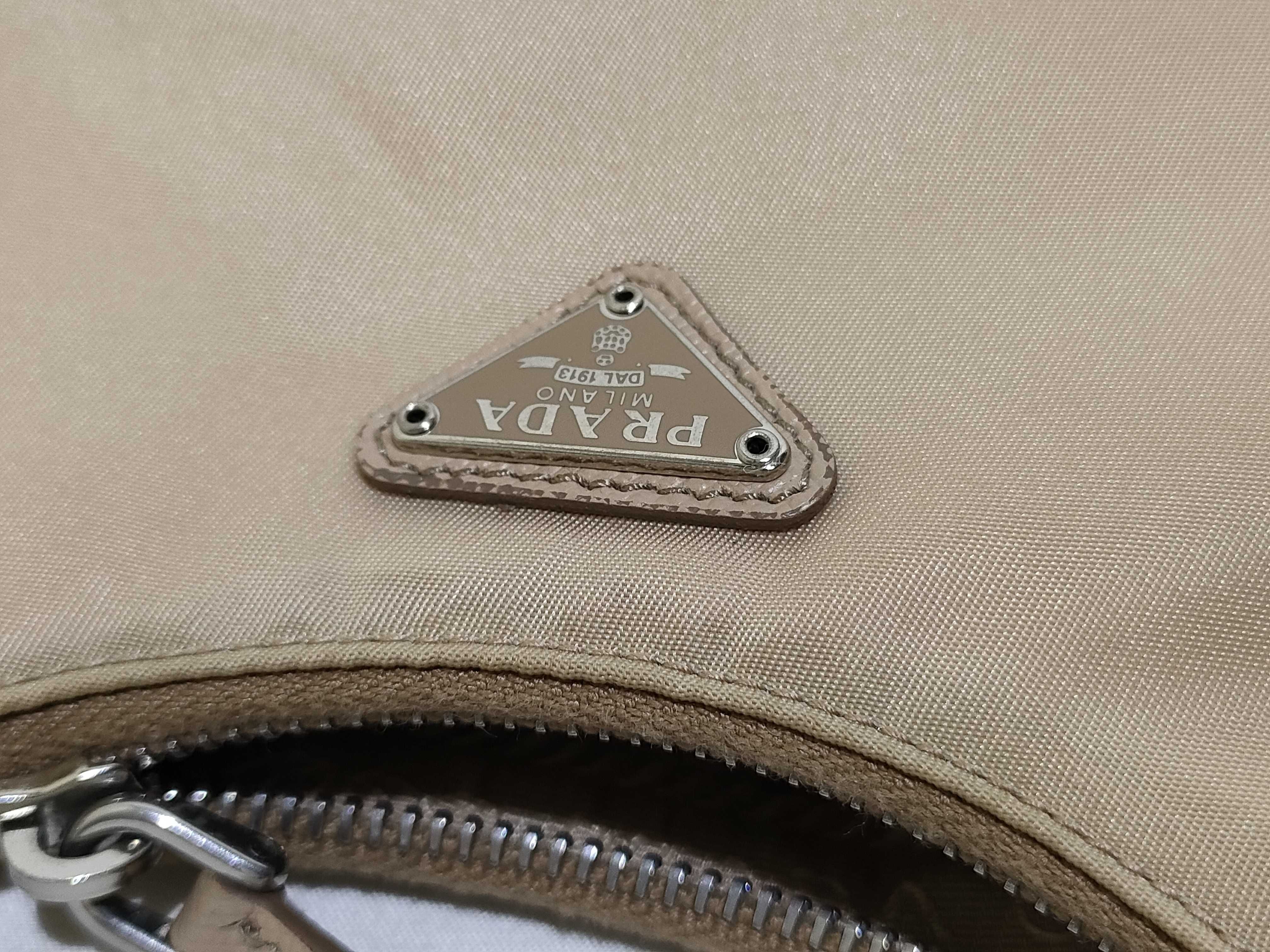 Nylon Prada Mini Hobo Crossbody Bag Shoulder Bag — view 11