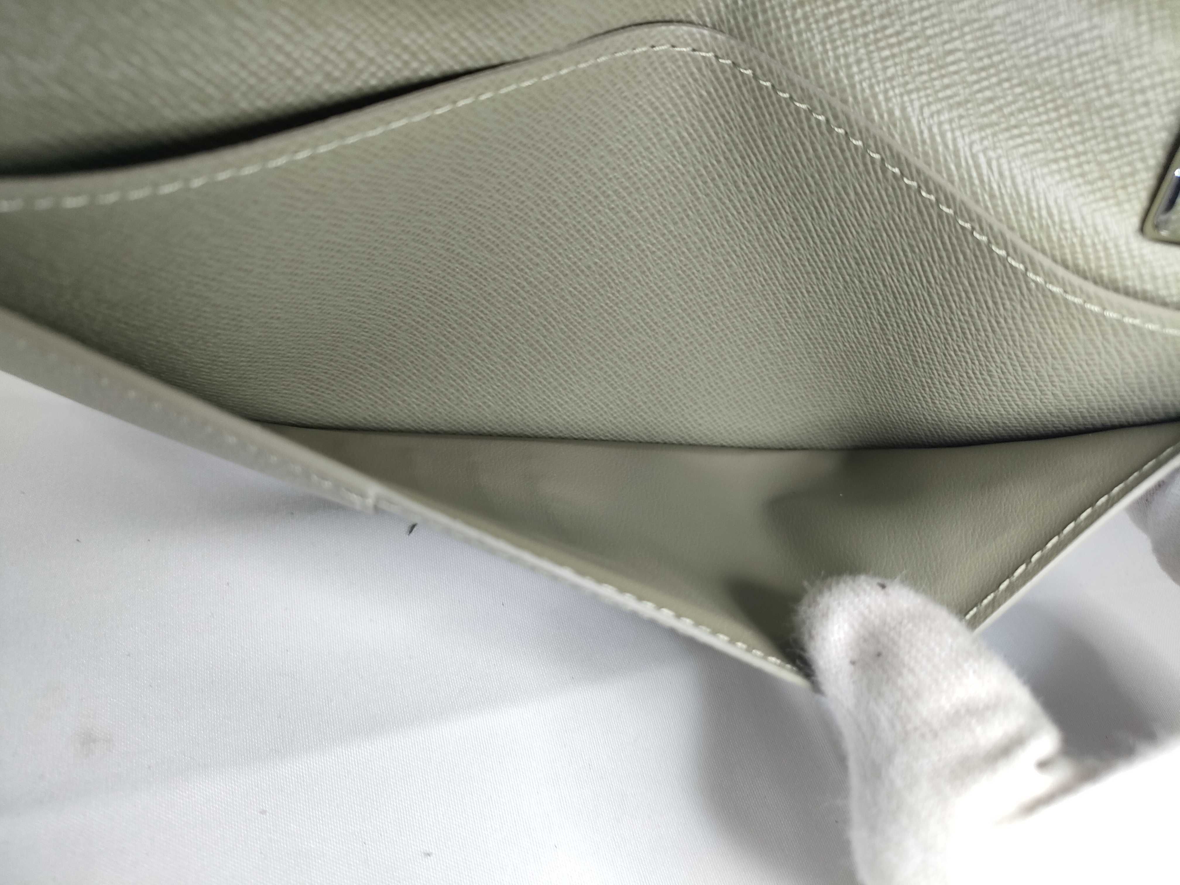 Portefeuille Brazza Long Wallet, Monogram Eclipse Leather, Black/Green, M28815 — view 11