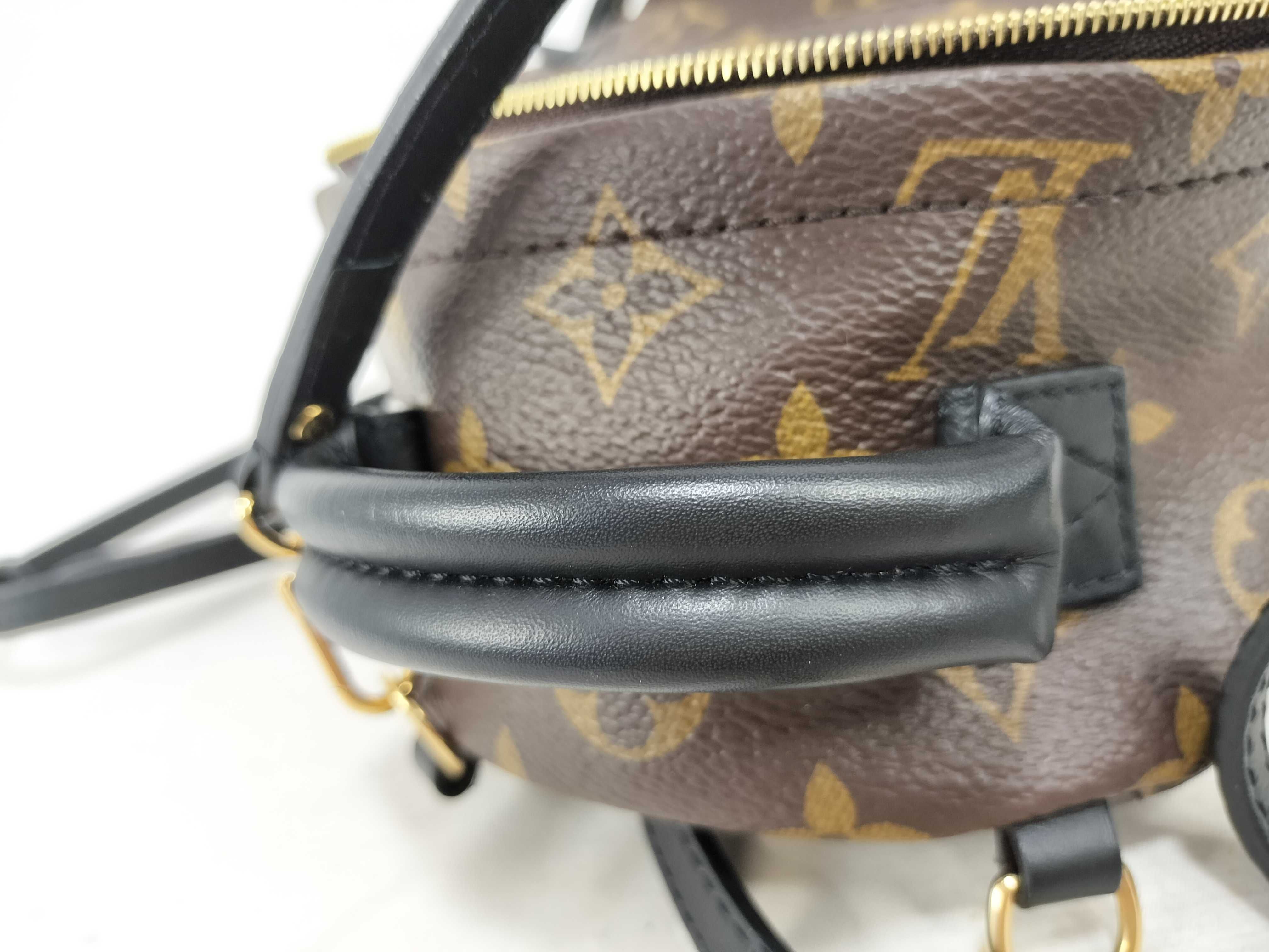 Monogram Louis Vuitton Monogram Backpack Palm Springs Backpack Mini M44873 Backpack — view 15