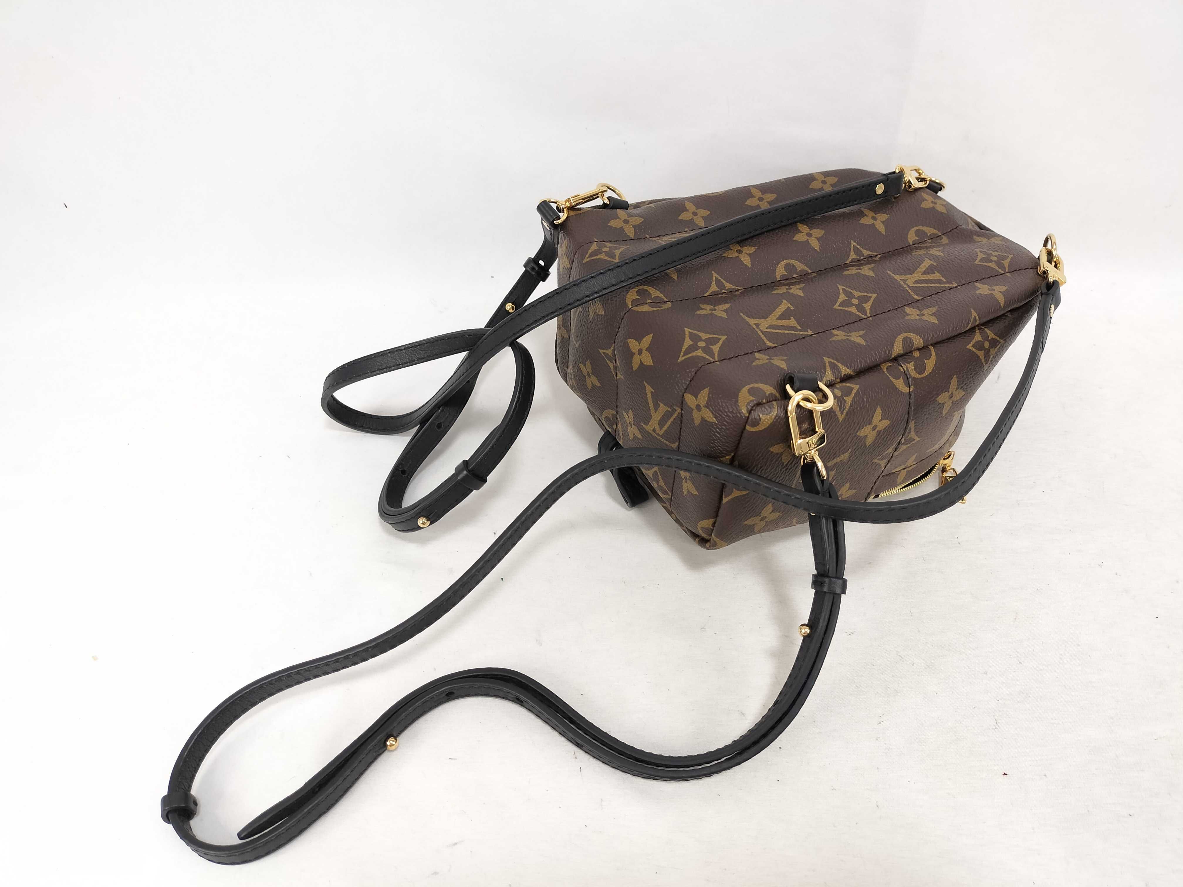 Monogram Louis Vuitton Monogram Backpack Palm Springs Backpack Mini M44873 Backpack — view 3