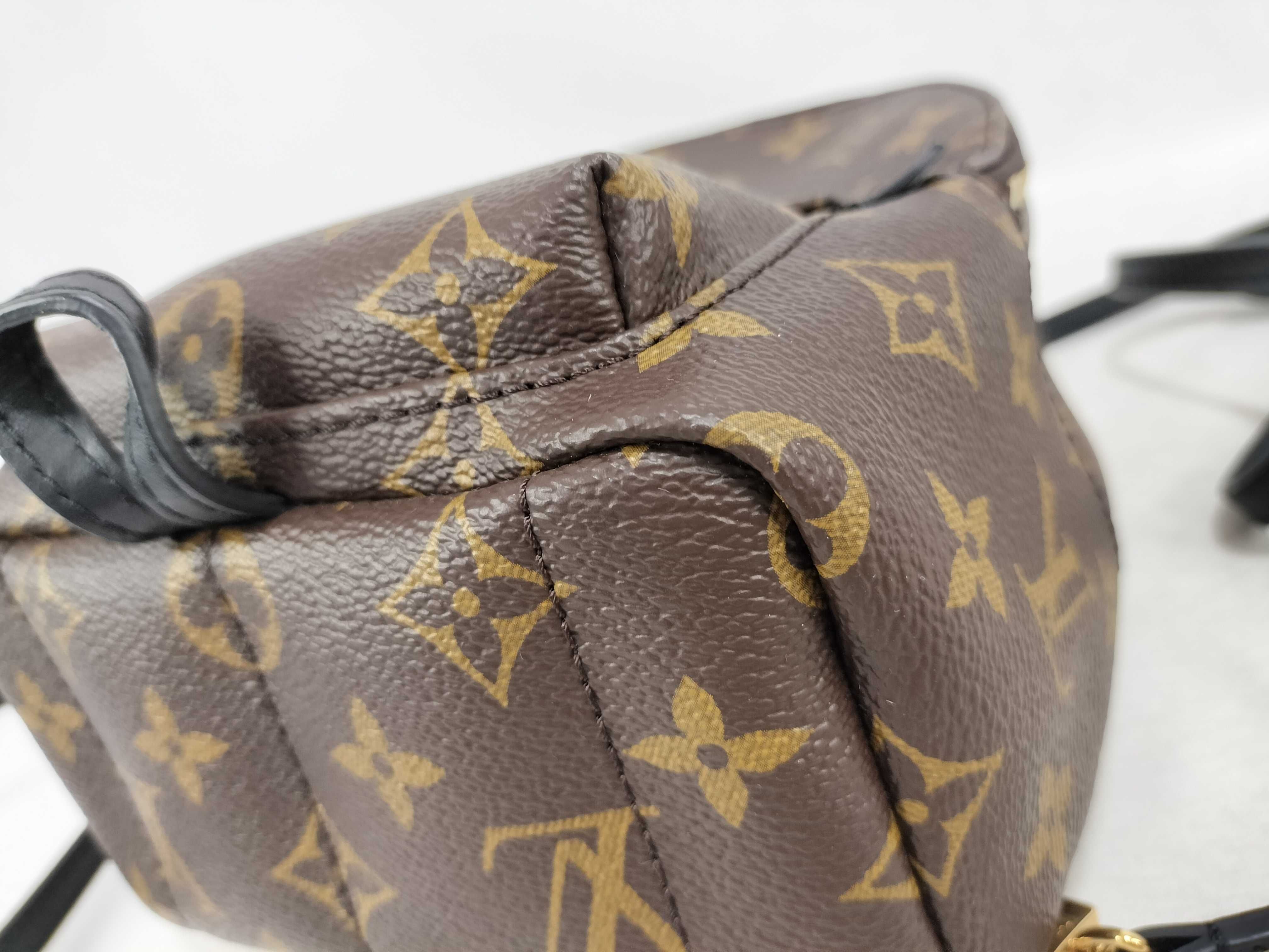 Monogram Louis Vuitton Monogram Backpack Palm Springs Backpack Mini M44873 Backpack — view 7