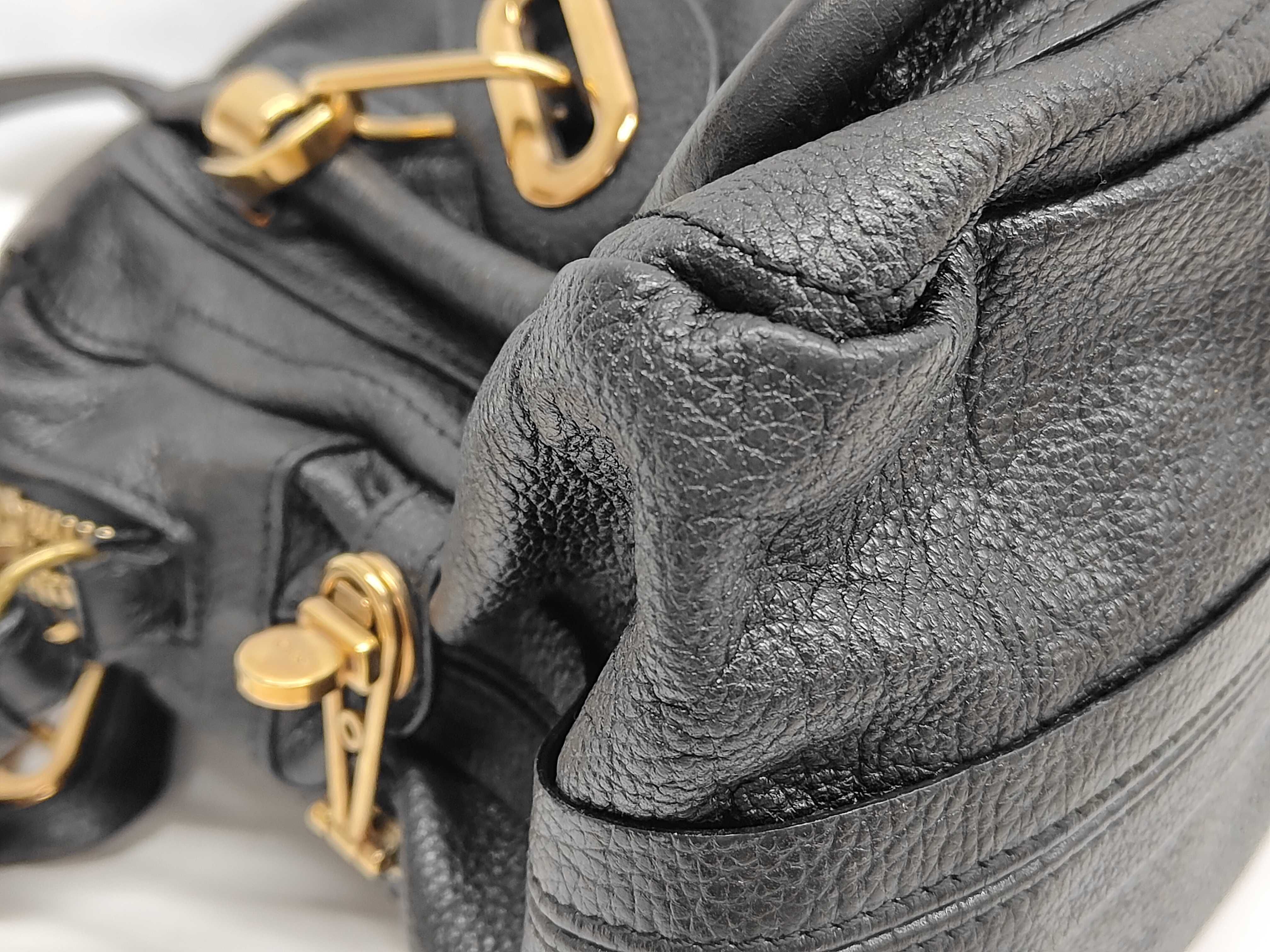 Black Leather Paraty Tote Bag (Handbag) — view 5
