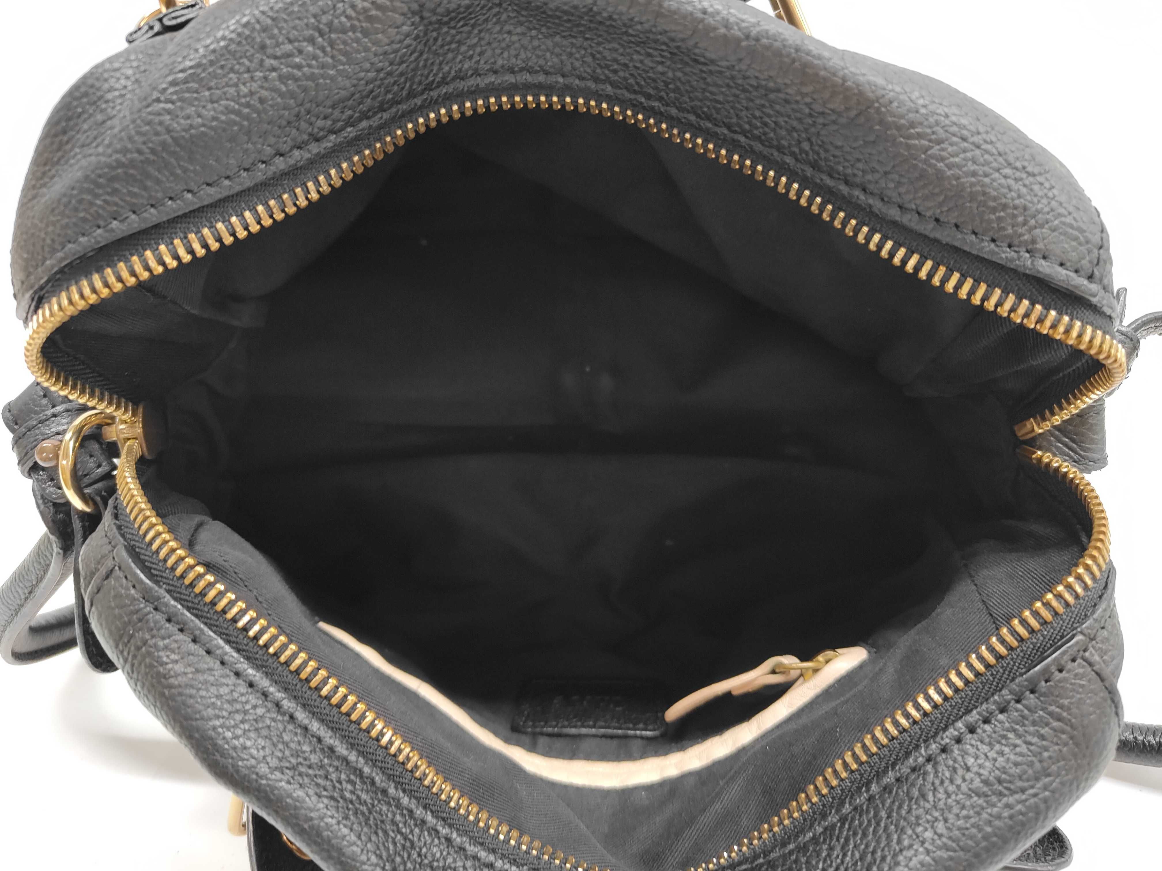 Black Leather Paraty Tote Bag (Handbag) — view 6