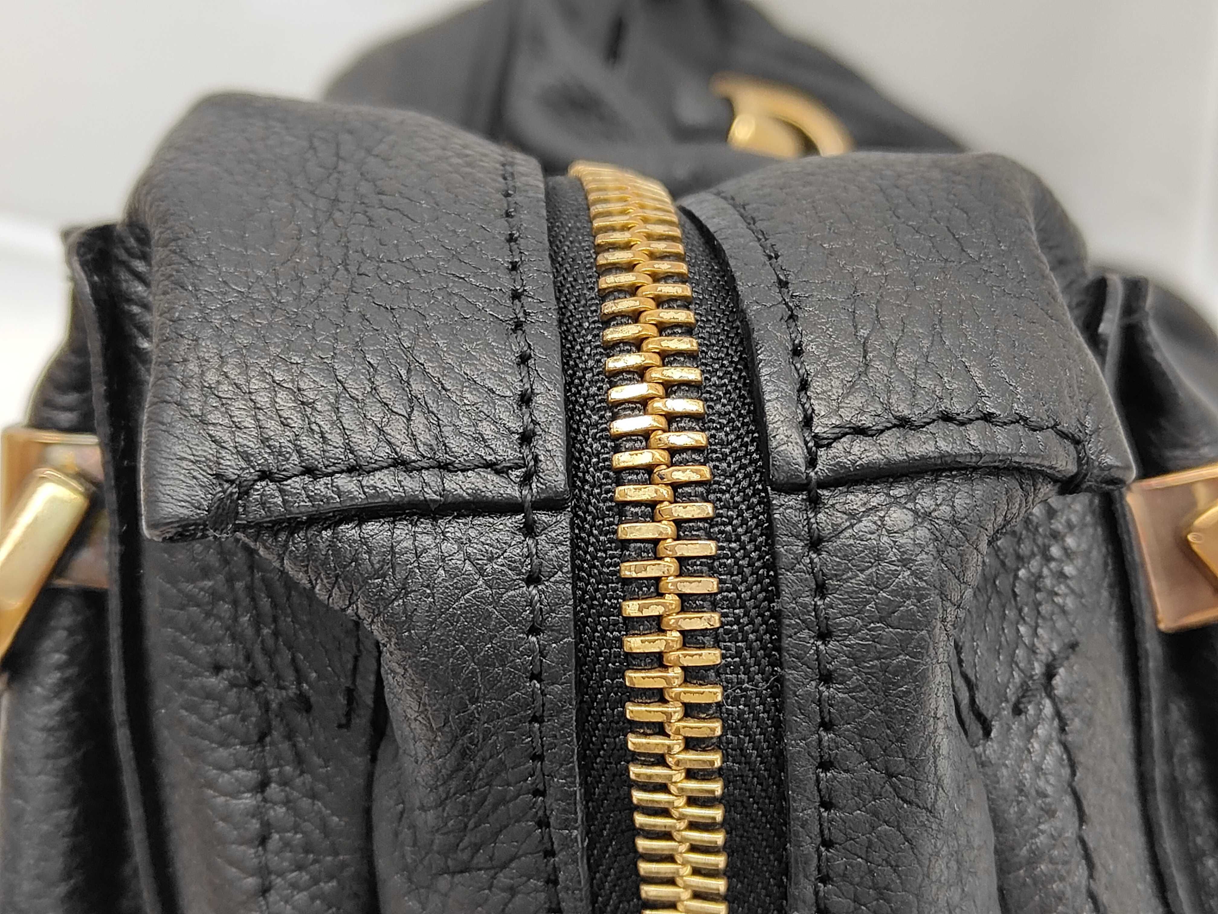 Black Leather Paraty Tote Bag (Handbag) — view 8