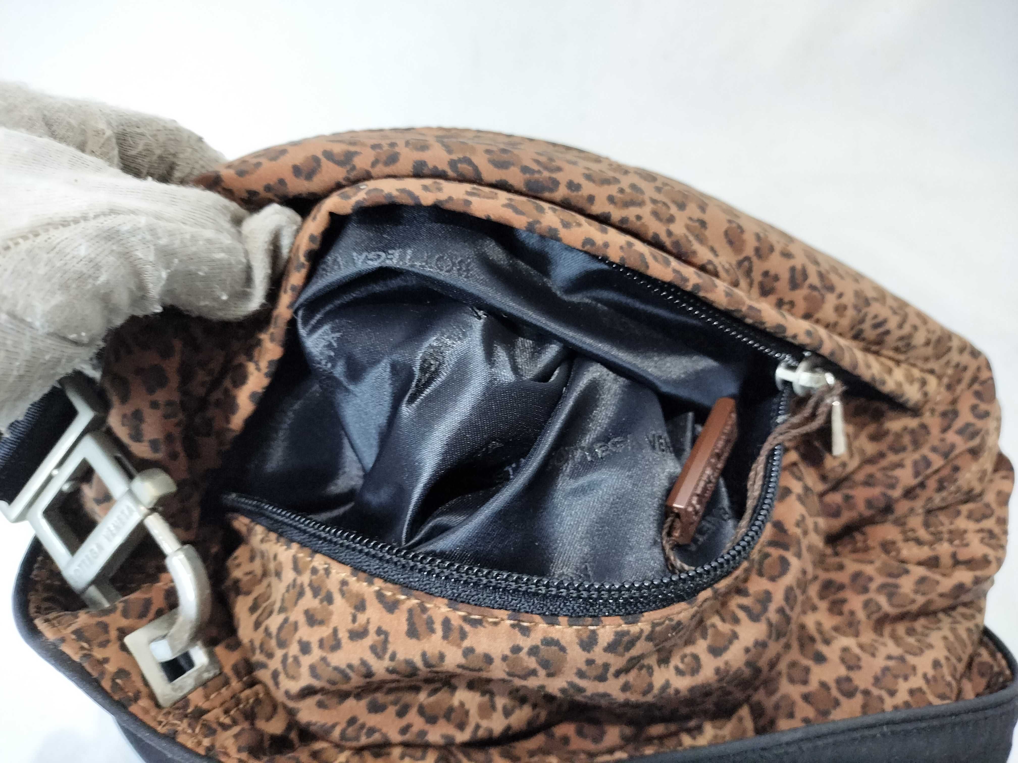 Nylon Reversible Leopard Print One-Shoulder Bag — view 11