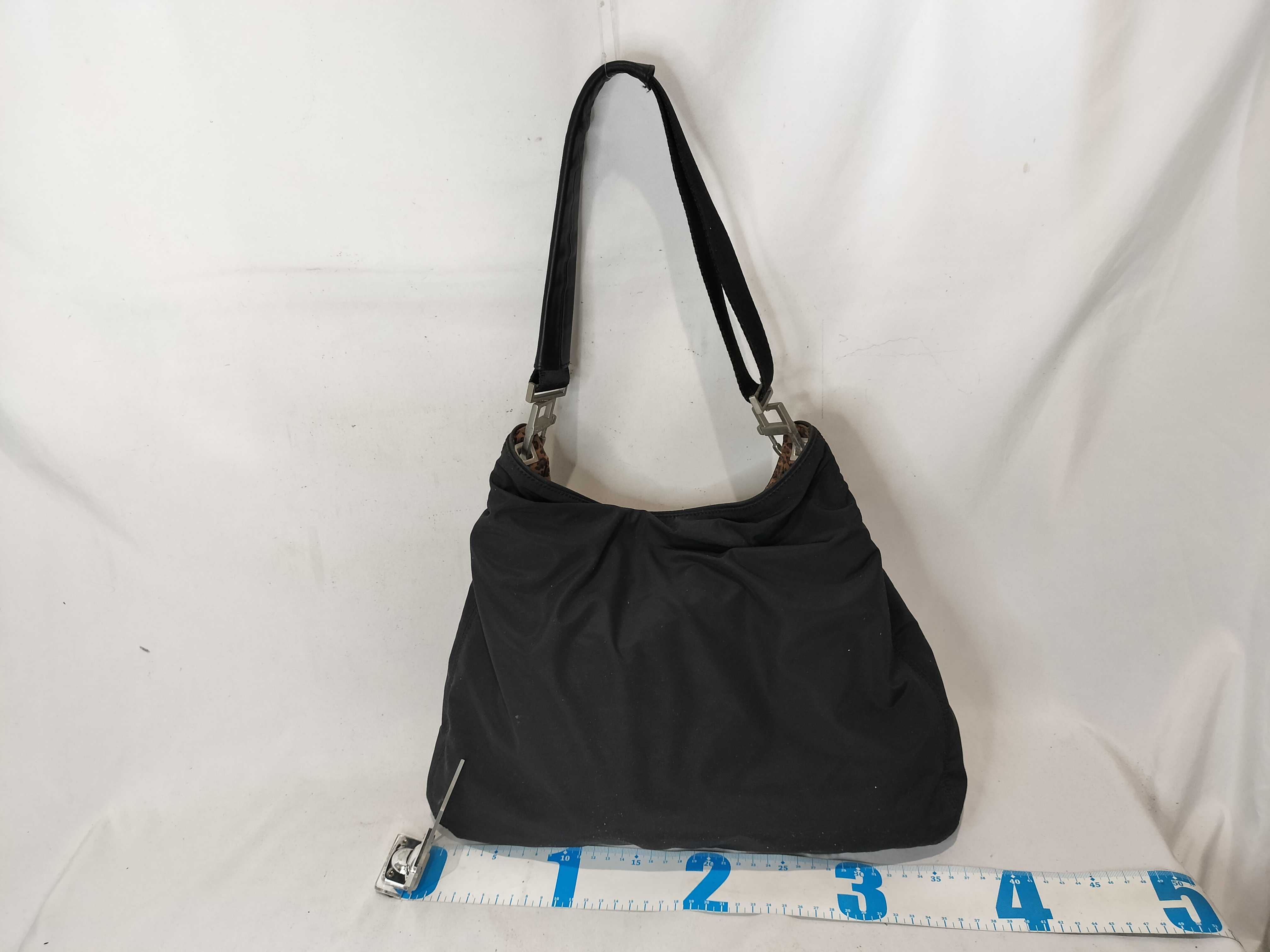 Nylon Reversible Leopard Print One-Shoulder Bag — view 3