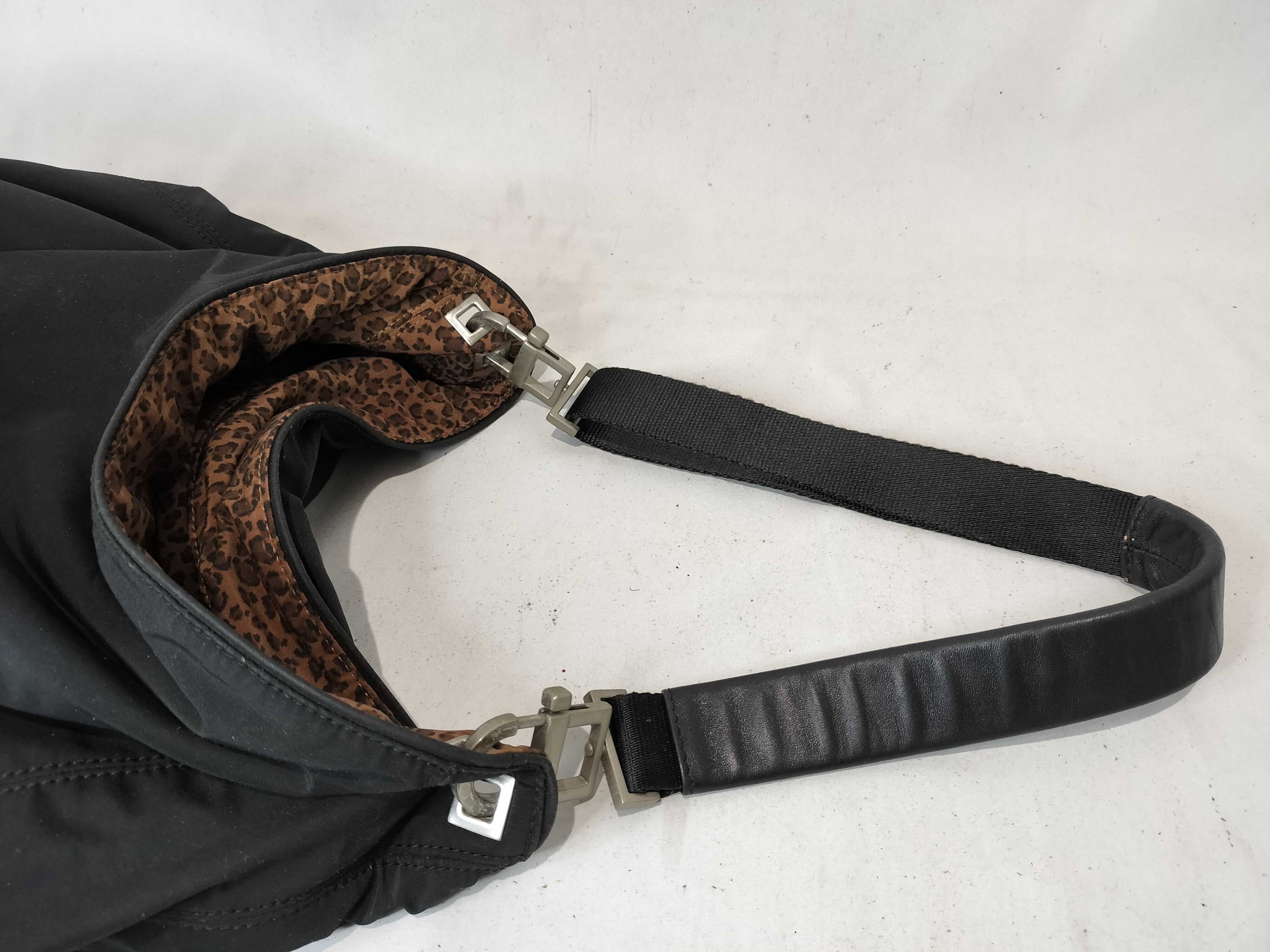 Nylon Reversible Leopard Print One-Shoulder Bag — view 4
