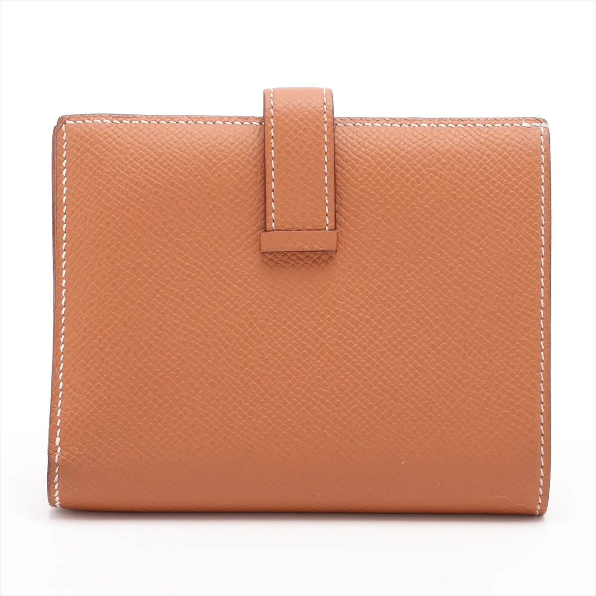 Bearn Compact, Veau Epsom Leather, Compact Wallet, Gold with Silver Hardware, B: 2023 — view 2