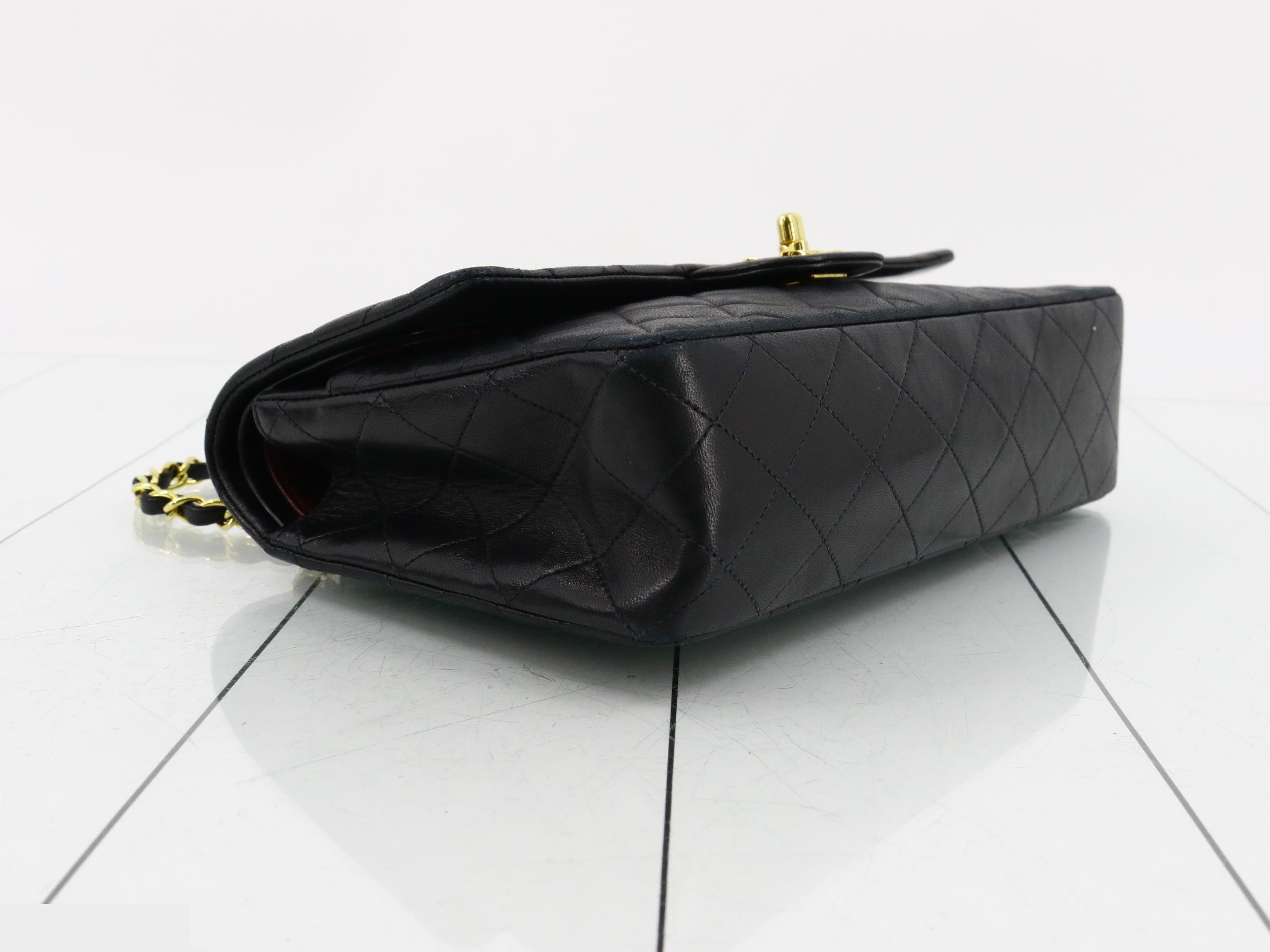 Matelassé 25 Lambskin Double Flap Shoulder Bag — view 5