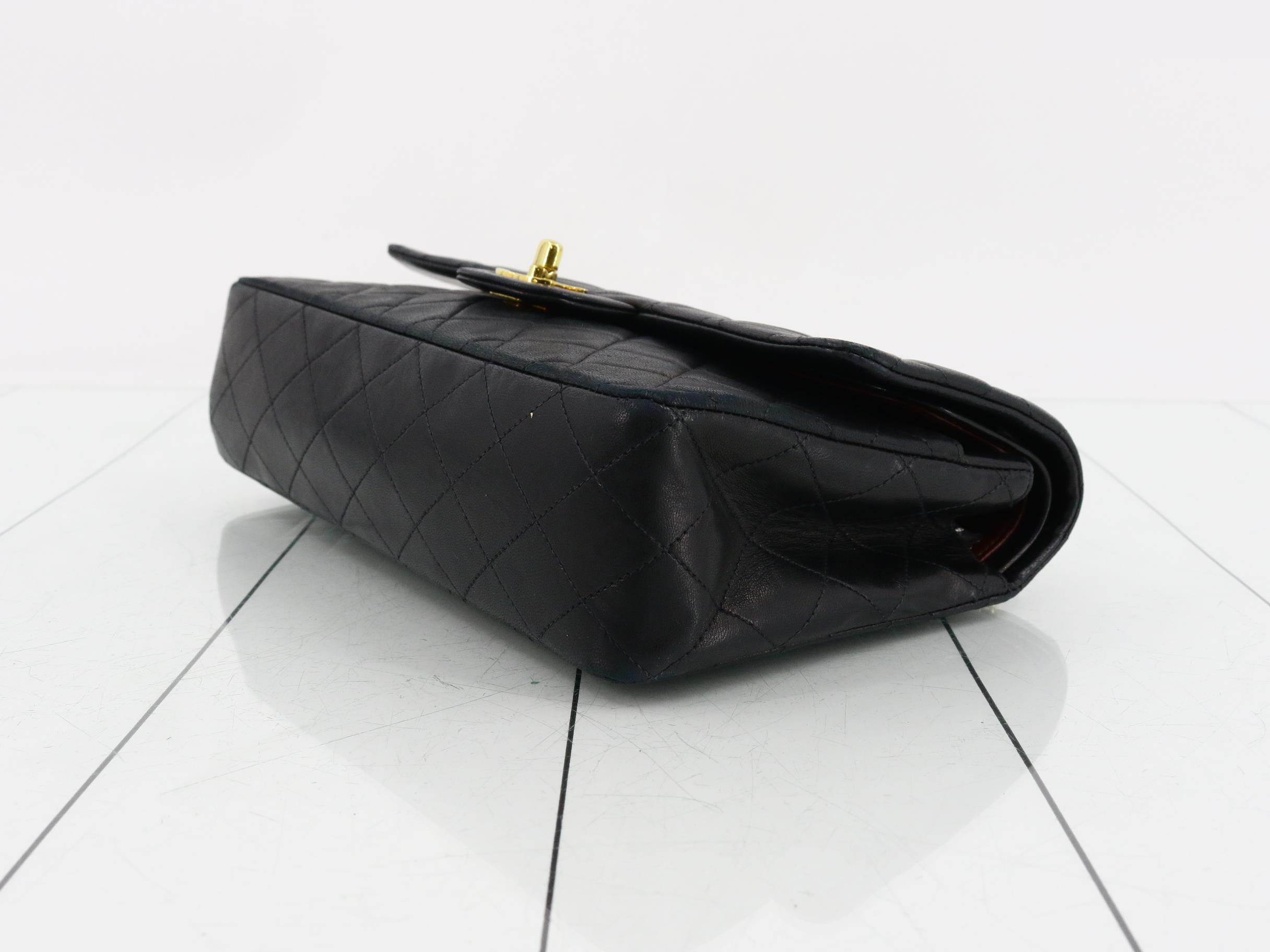 Matelassé 25 Lambskin Double Flap Shoulder Bag — view 6