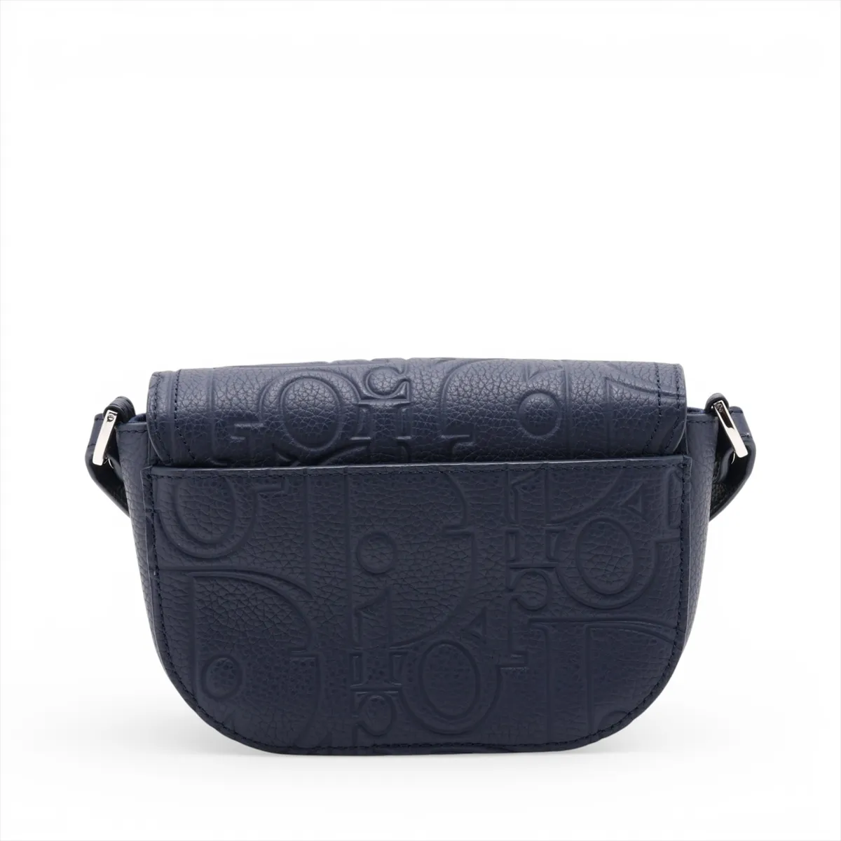 Gravity Saddle Messenger Mini Leather Shoulder Bag Navy Lucky Star — view 2