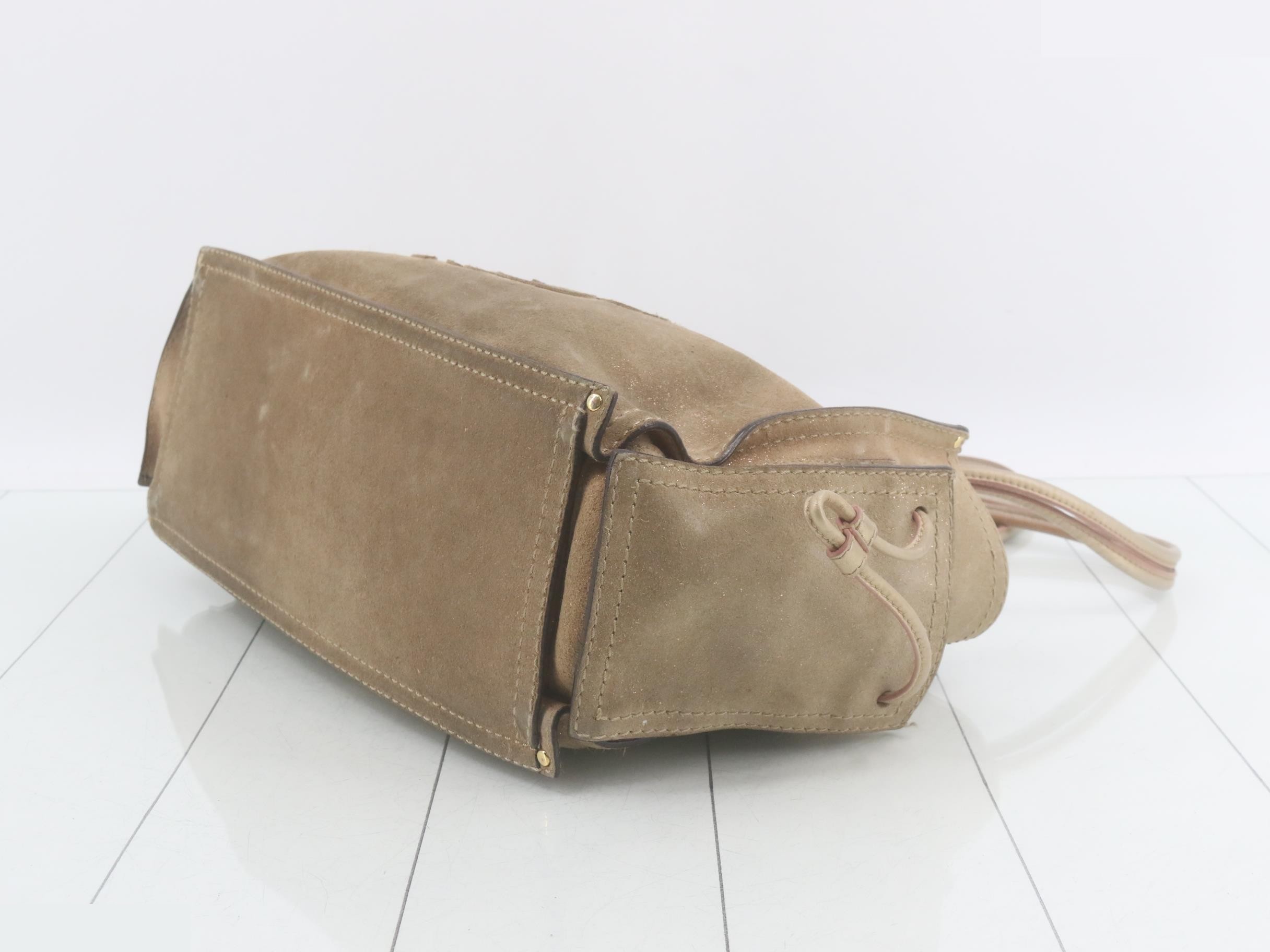 Suede shoulder bag — view 6