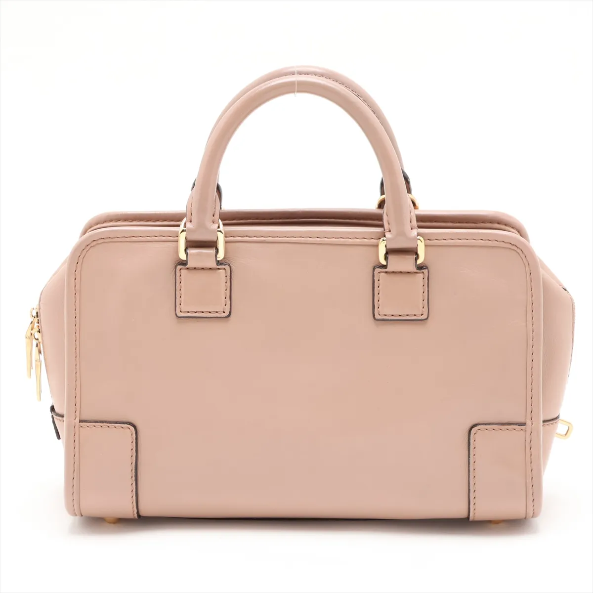 Amazona 24 Leather Handbag, Brown — view 2