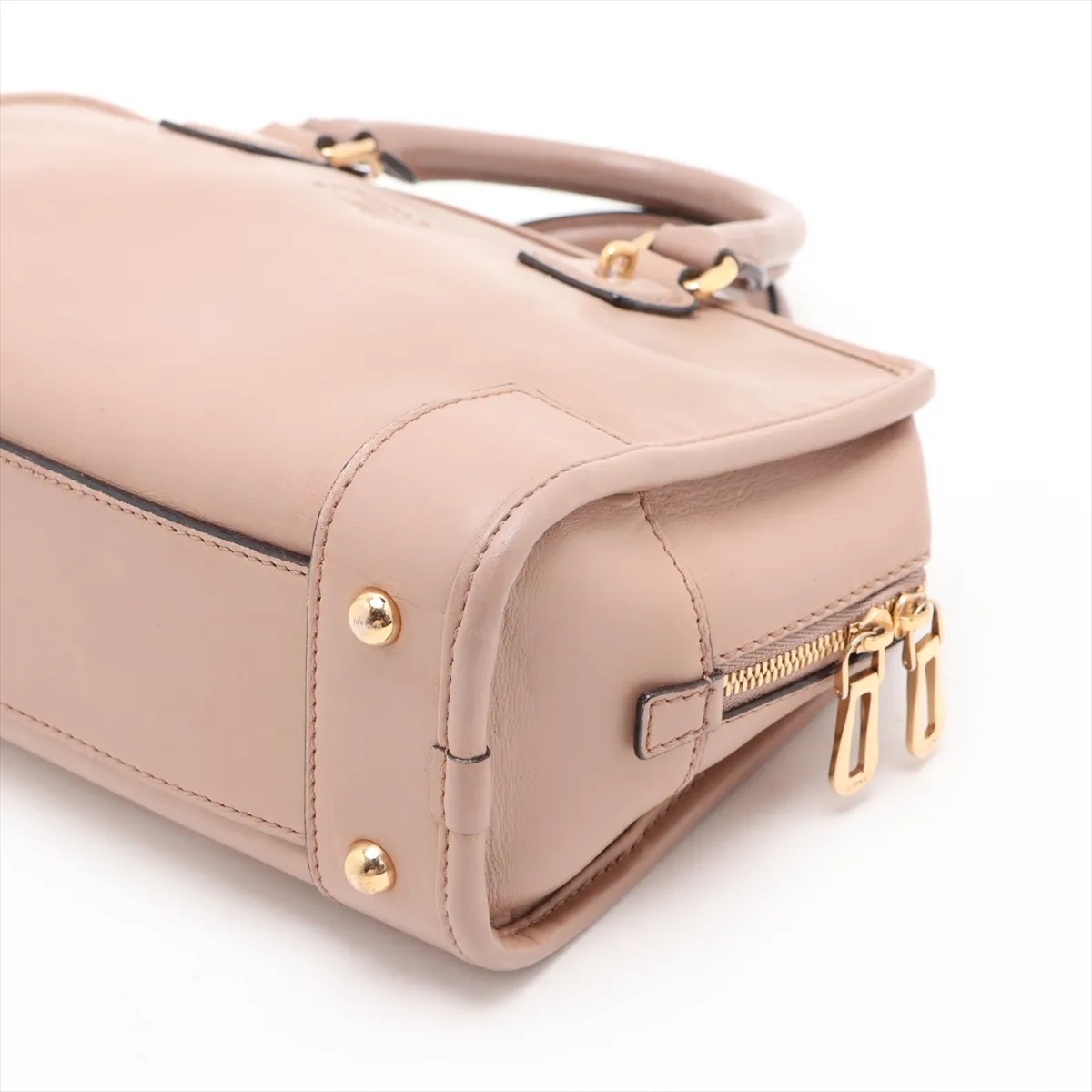 Amazona 24 Leather Handbag, Brown — view 3