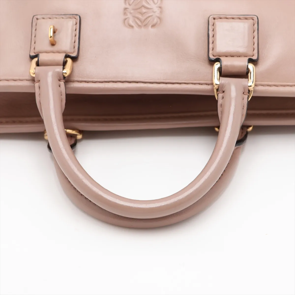 Amazona 24 Leather Handbag, Brown — view 5