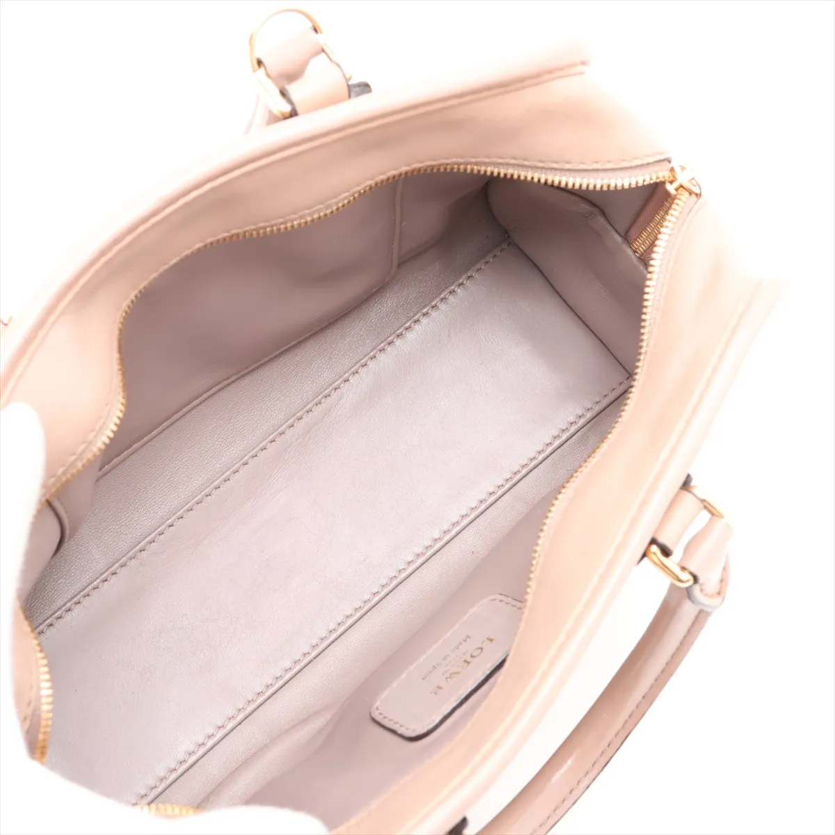 Amazona 24 Leather Handbag, Brown — view 7