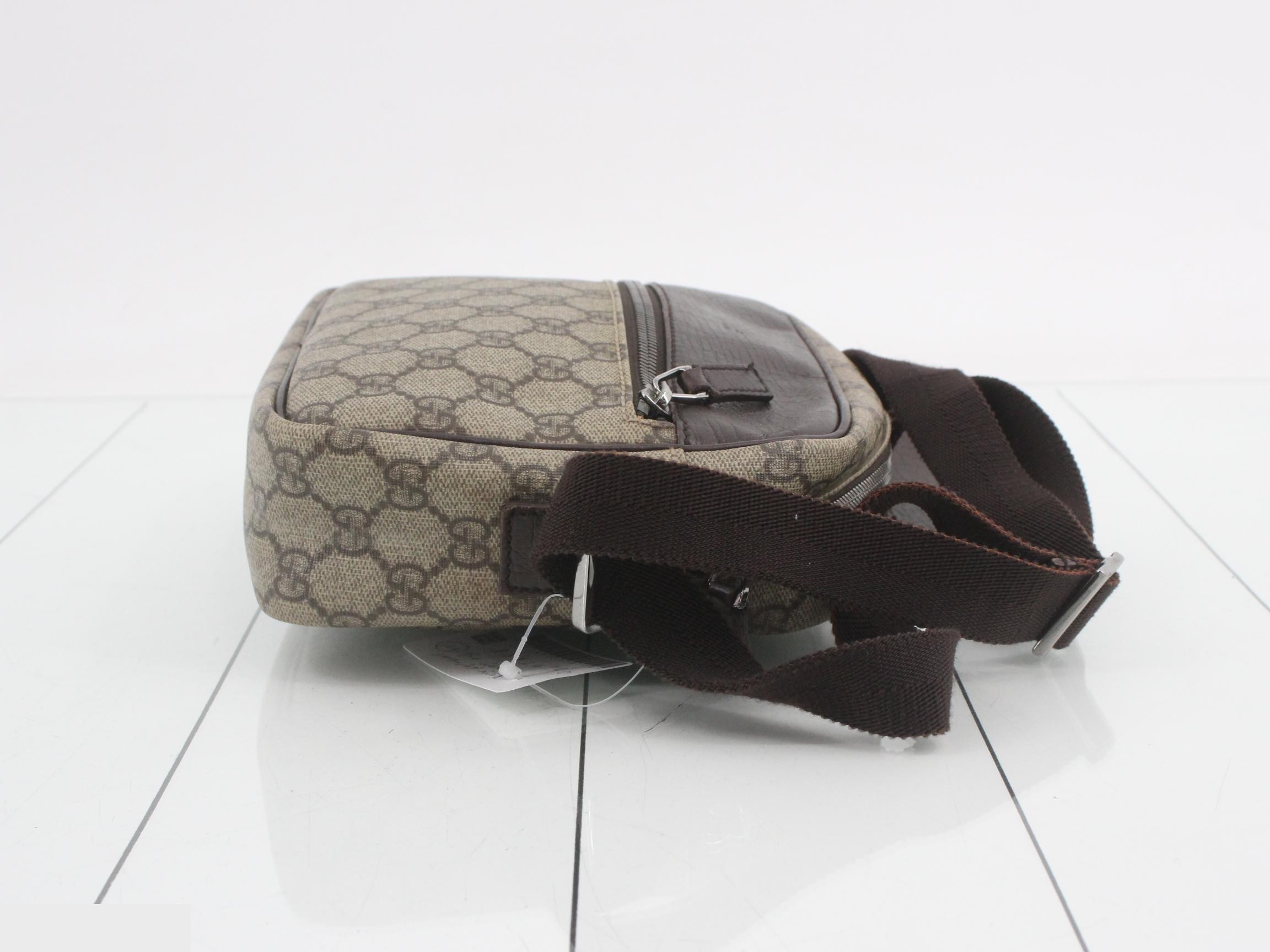 Shoulder bag, beige, brown — view 3