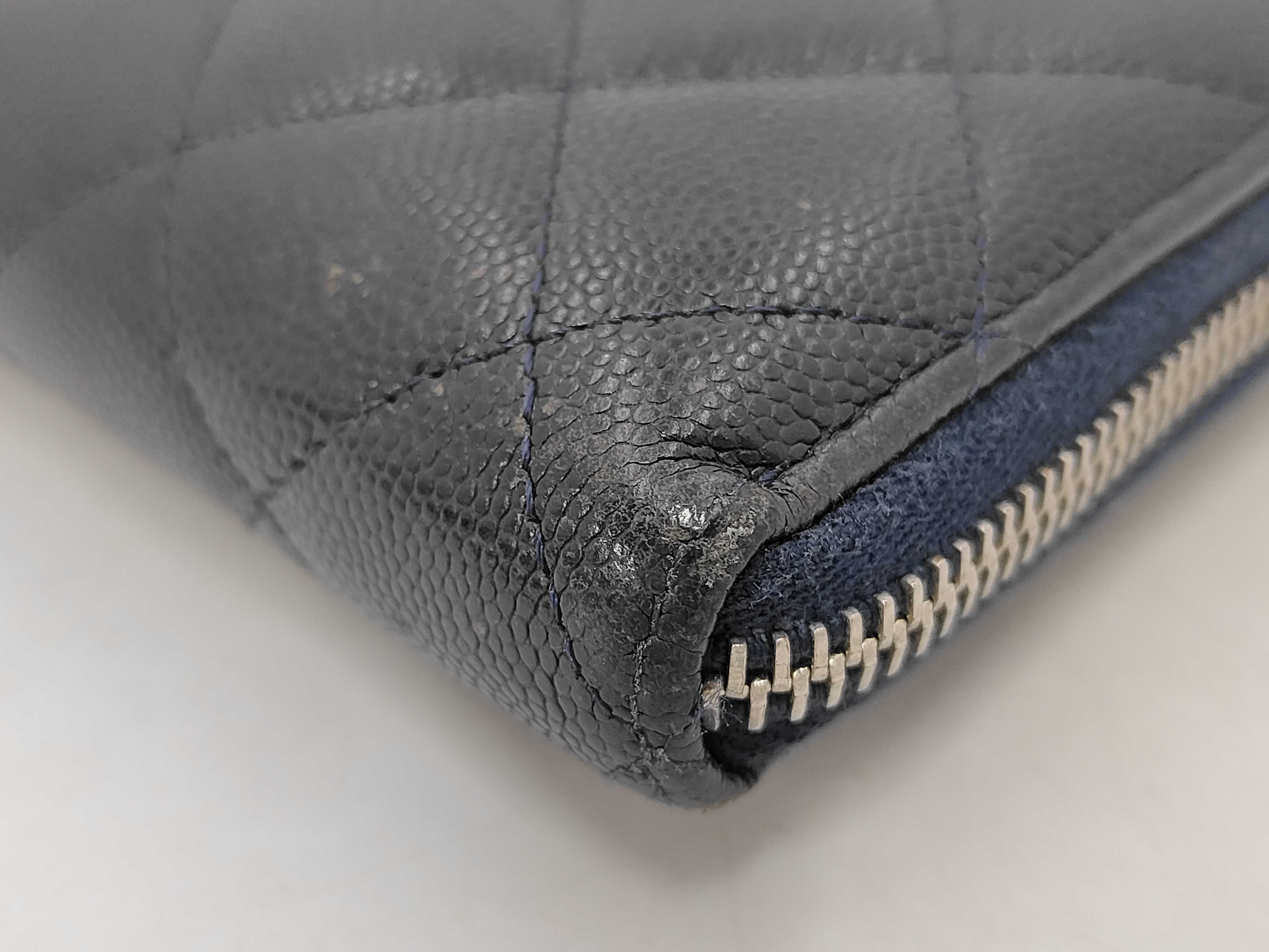 Long Wallet, Coco Mark, Caviar Skin, Seal, Serial Number 26, Matelassé Wallet — view 3