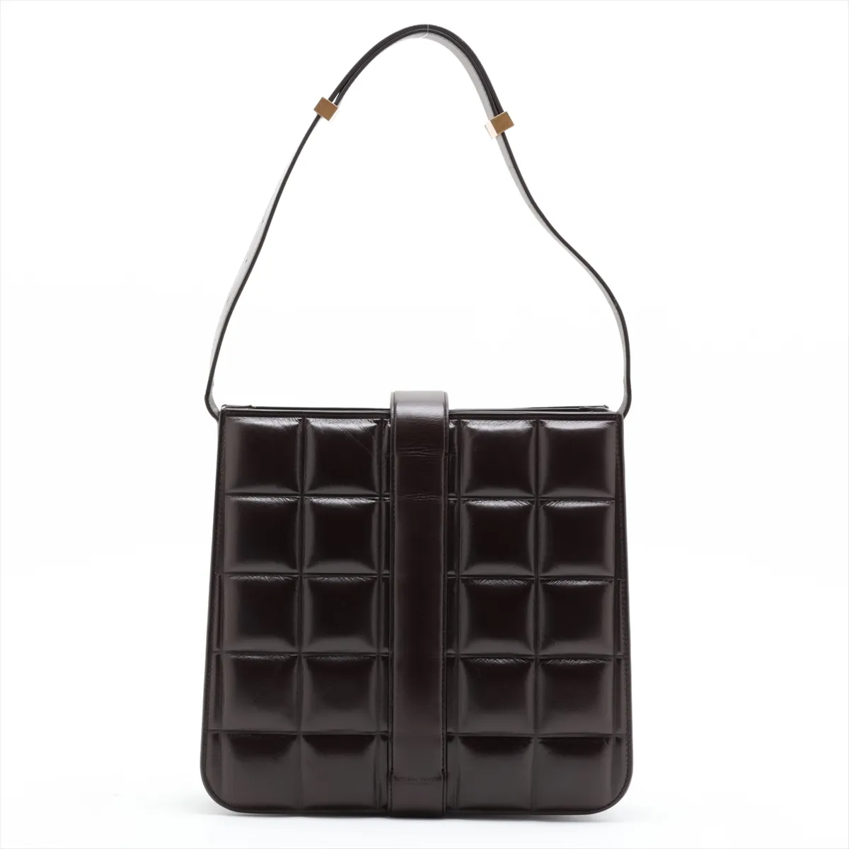 Marie Leather Shoulder Bag, Brown — view 2