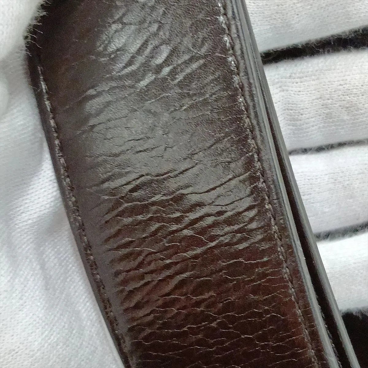 Marie Leather Shoulder Bag, Brown — view 10