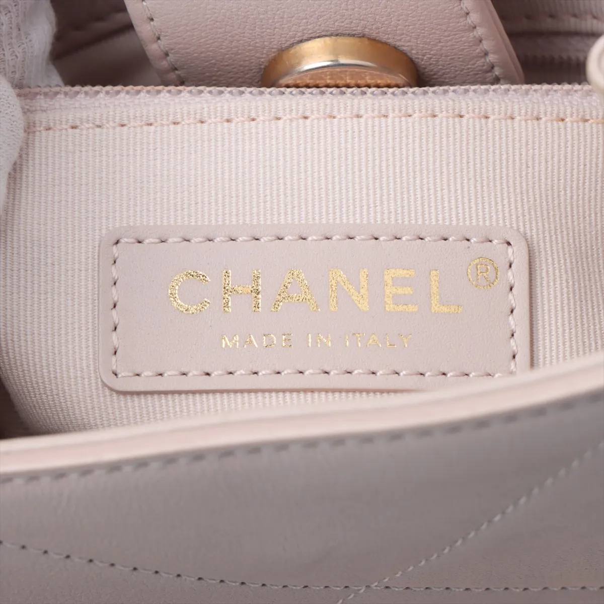 Matelassé Lambskin Chain Shoulder Bag, Pink with Gold Hardware, TPCLGKU7, Random Plate, AS2750 — view 9