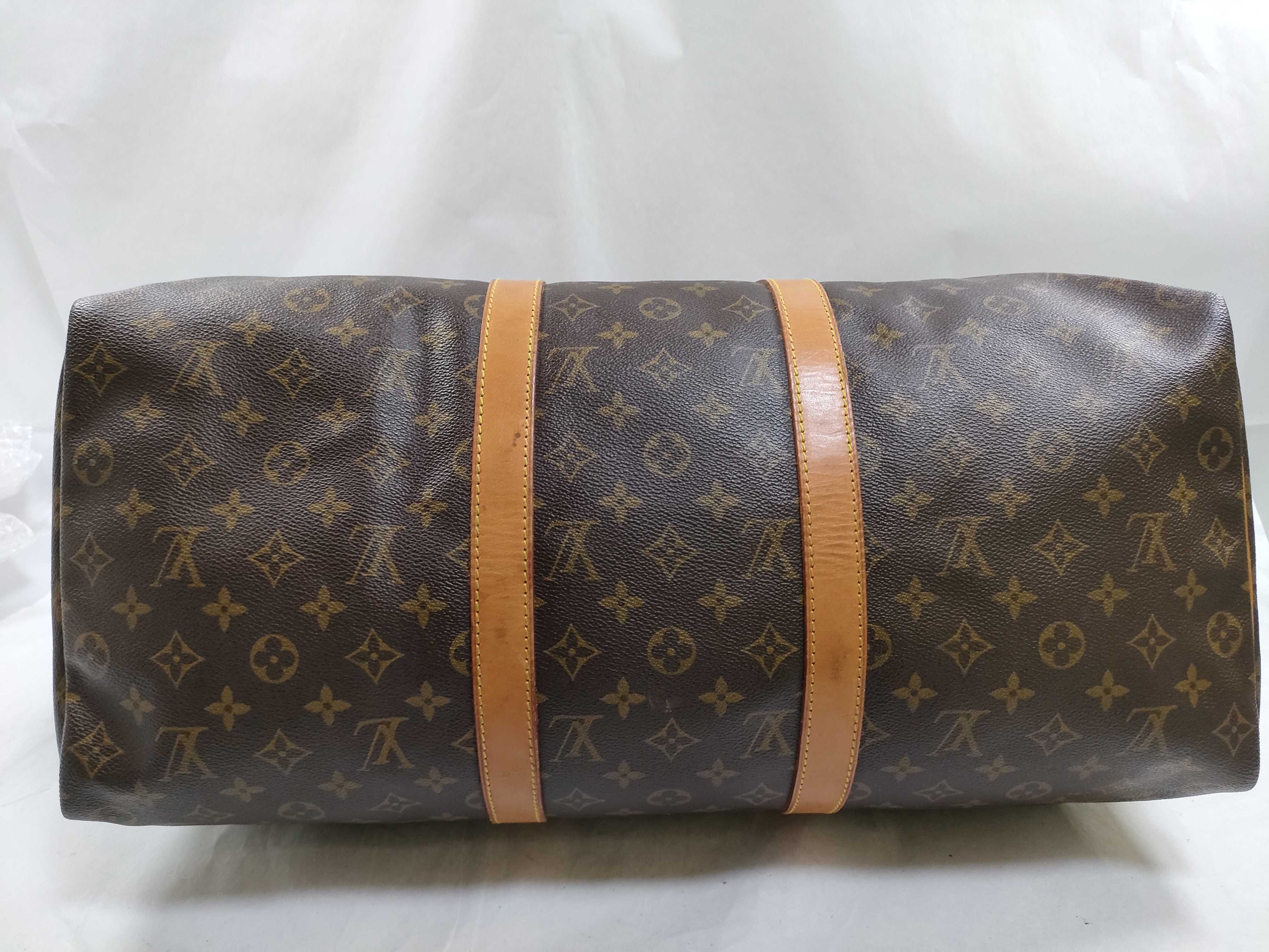 Monogram Keepall 50 M41426 SP0982 Brown Boston Bag — view 9