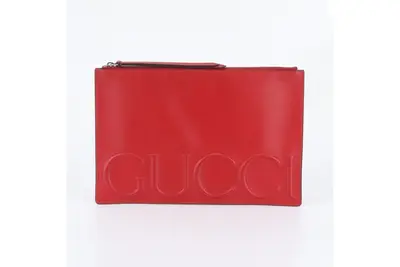 XL 421853 Leather Second Bag Clutch