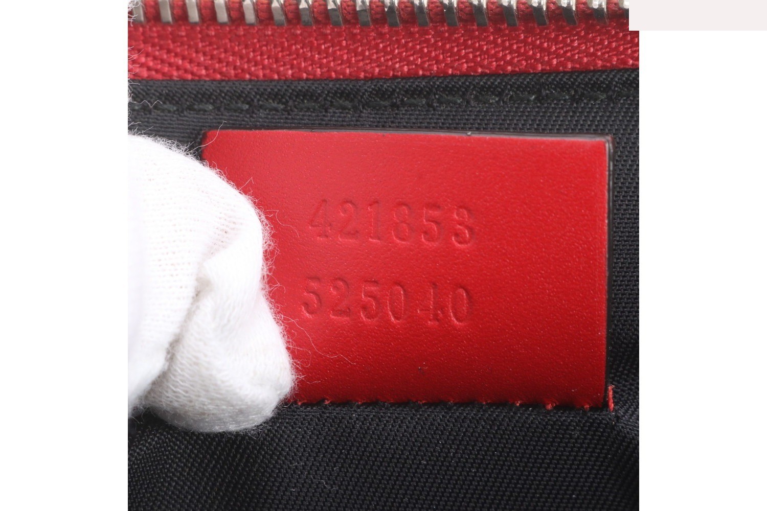 XL 421853 Leather Second Bag Clutch — view 9