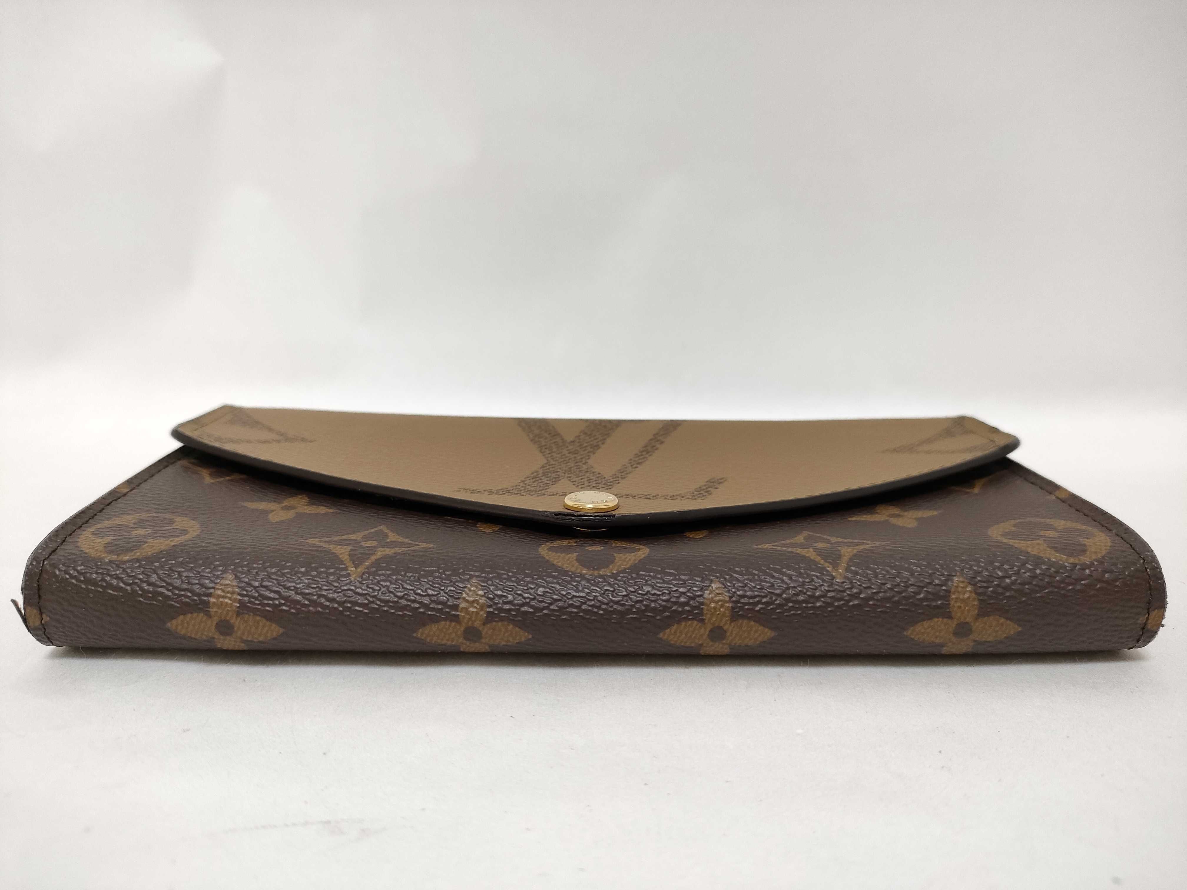 Portefeuille Sarah Monogram Giant Reverse M80726 Long Wallet with IC Chip — view 5