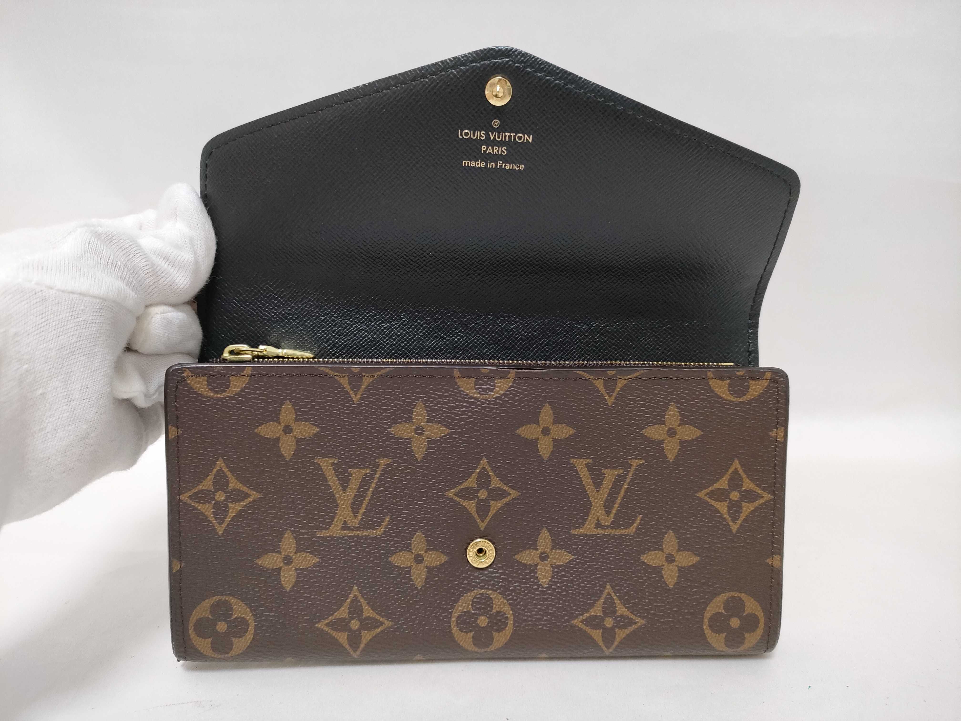 Portefeuille Sarah Monogram Giant Reverse M80726 Long Wallet with IC Chip — view 8