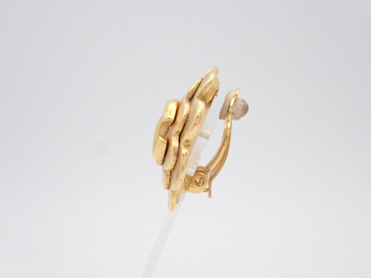 Coco Mark Gold Earrings 96P — view 3