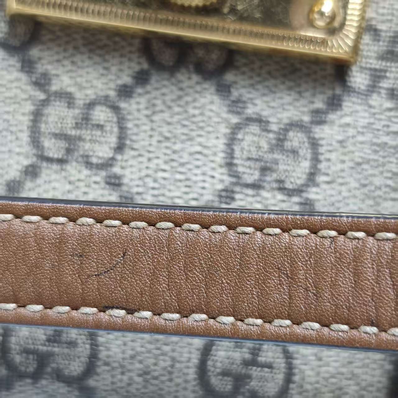 【*Shipped from: China*】GUCCI Padlock PU 498156 Shoulder Bag — view 12