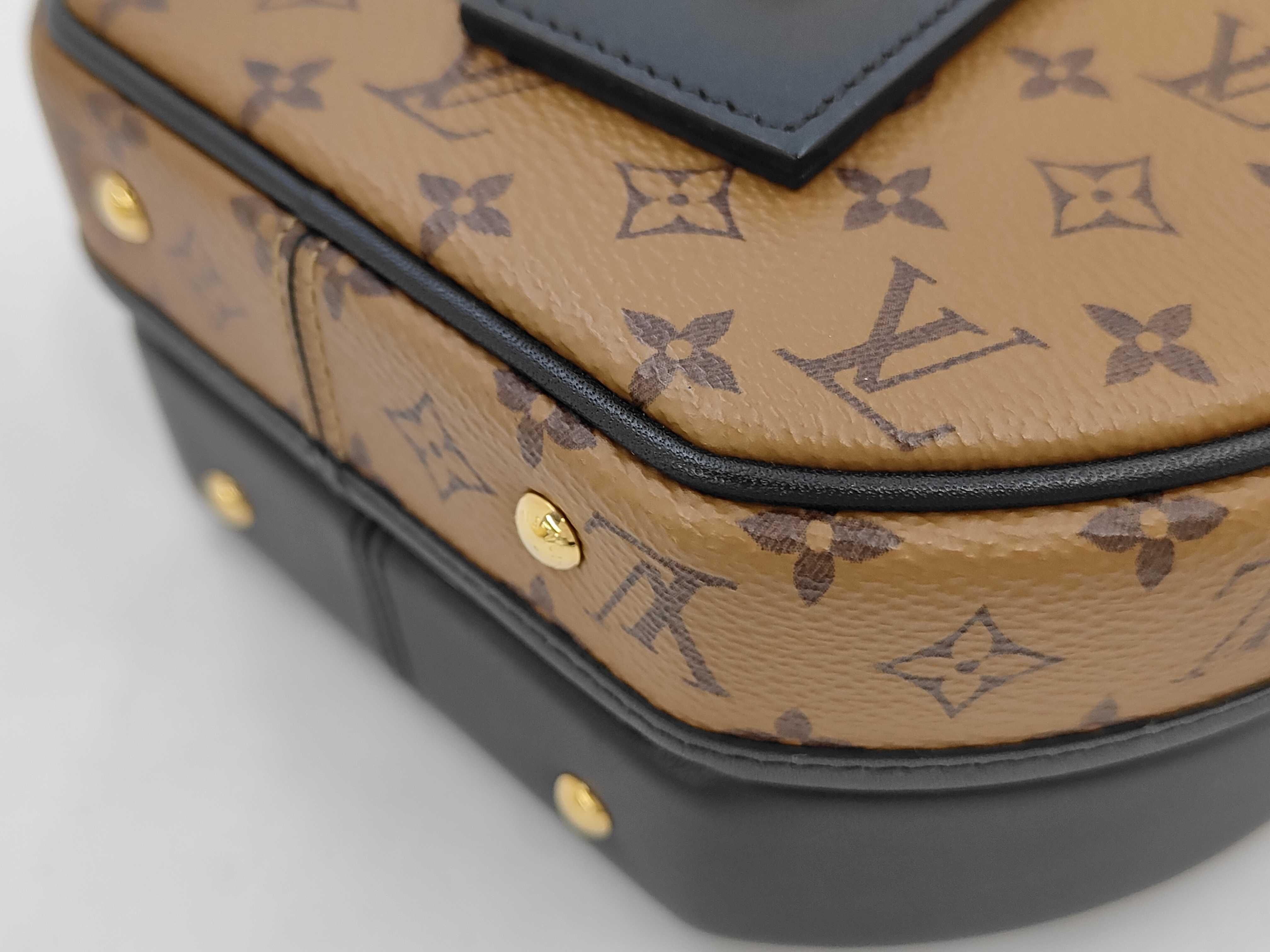 Reverse Petite Boite Chapeau Monogram M Shoulder Bag — view 12