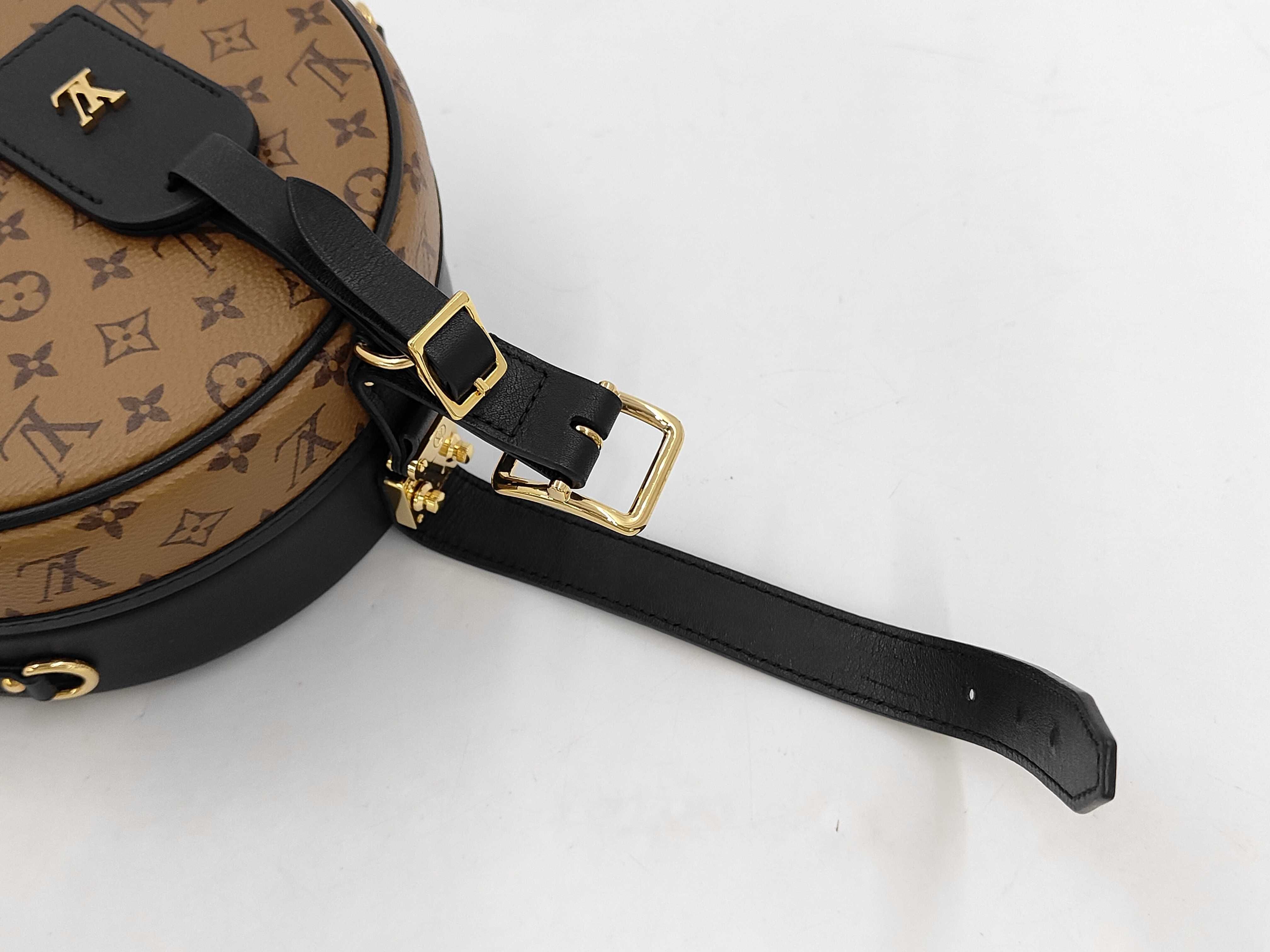Reverse Petite Boite Chapeau Monogram M Shoulder Bag — view 5