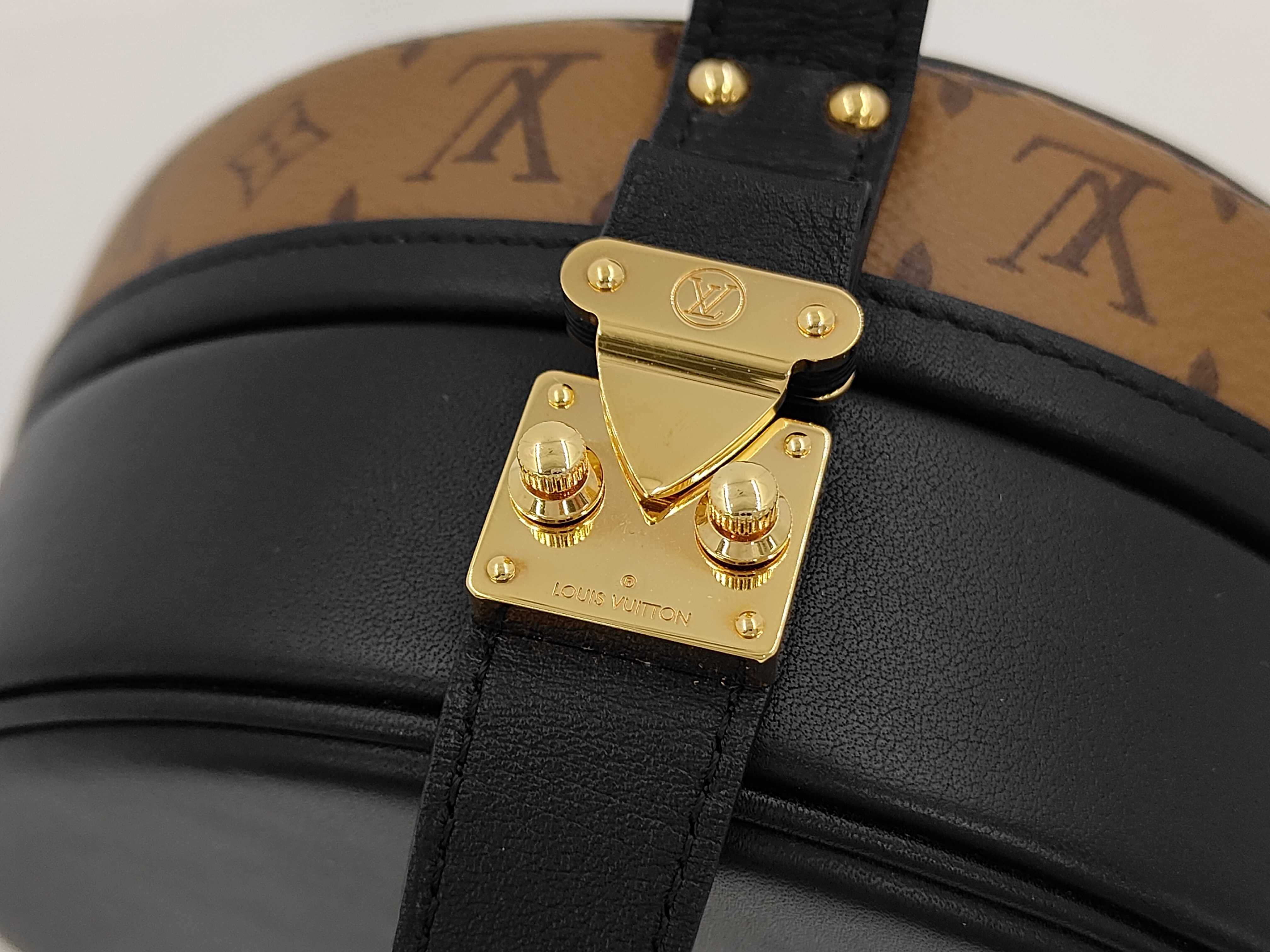 Reverse Petite Boite Chapeau Monogram M Shoulder Bag — view 8