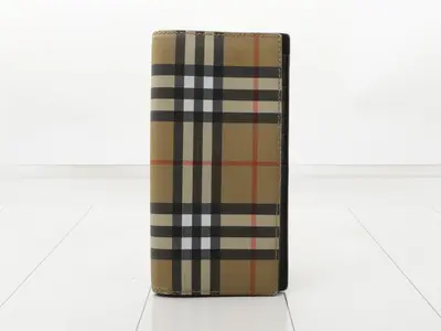 Nova Check PVC Bi-fold Long Wallet