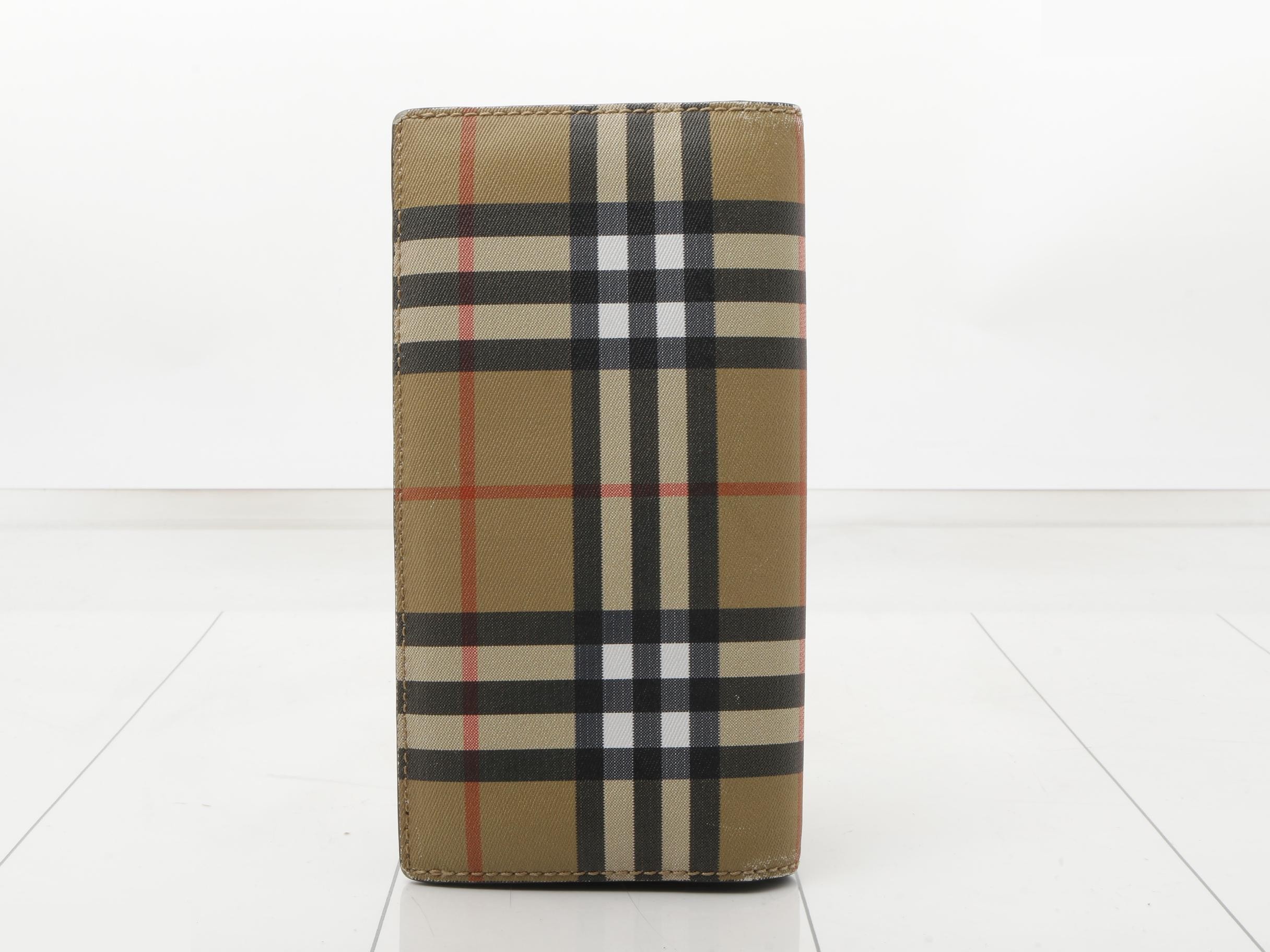 Nova Check PVC Bi-fold Long Wallet — view 2