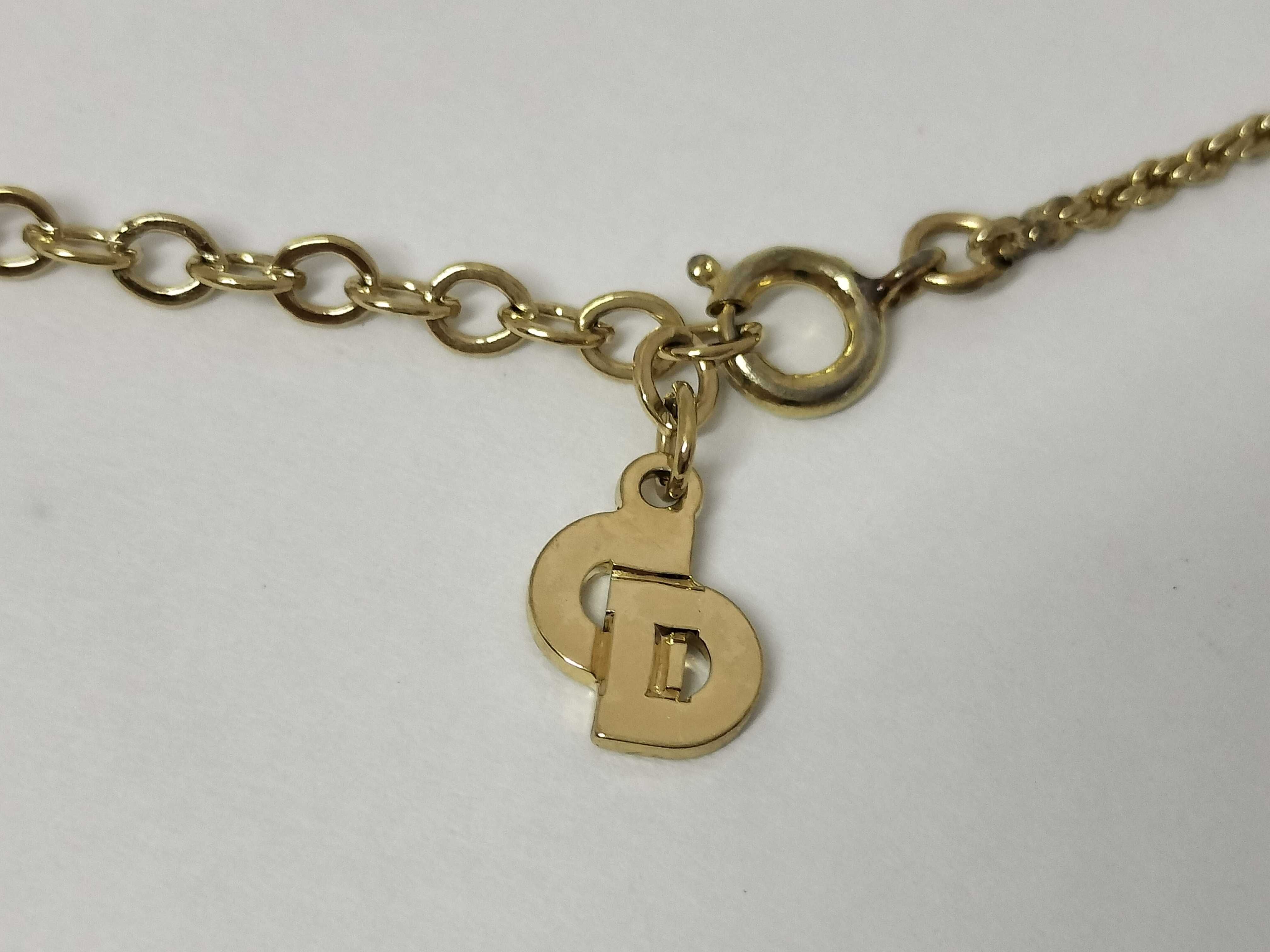CD rhinestone necklace — view 4