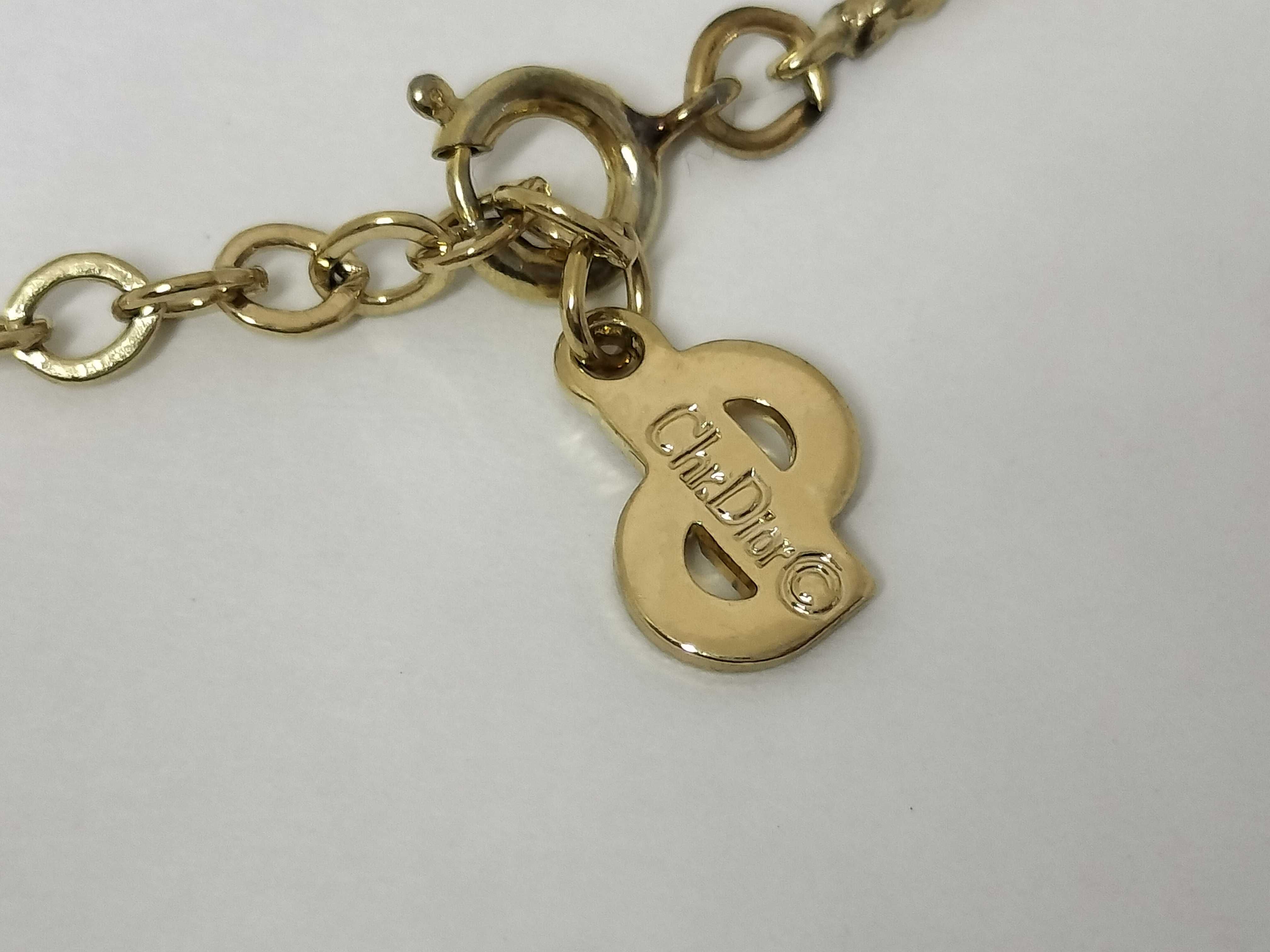 CD rhinestone necklace — view 5