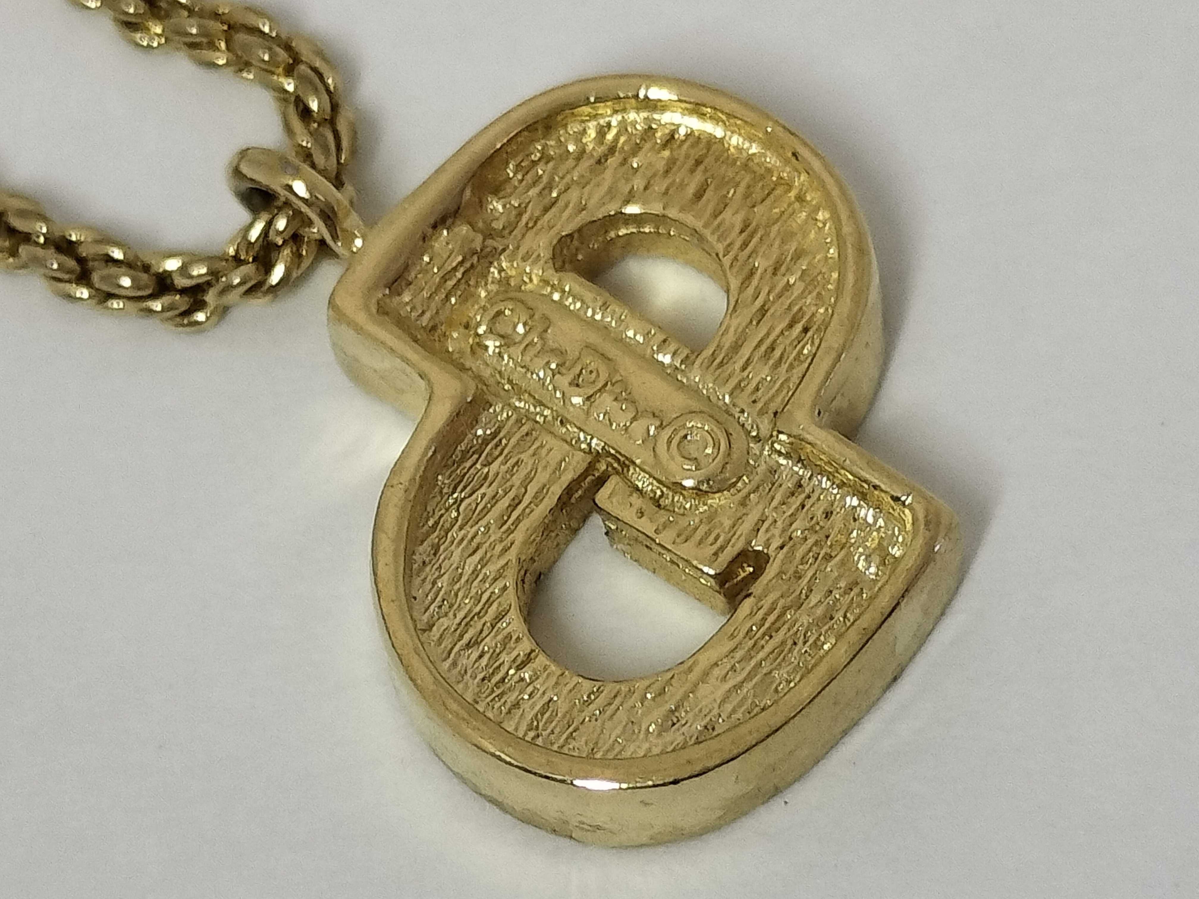 CD rhinestone necklace — view 10
