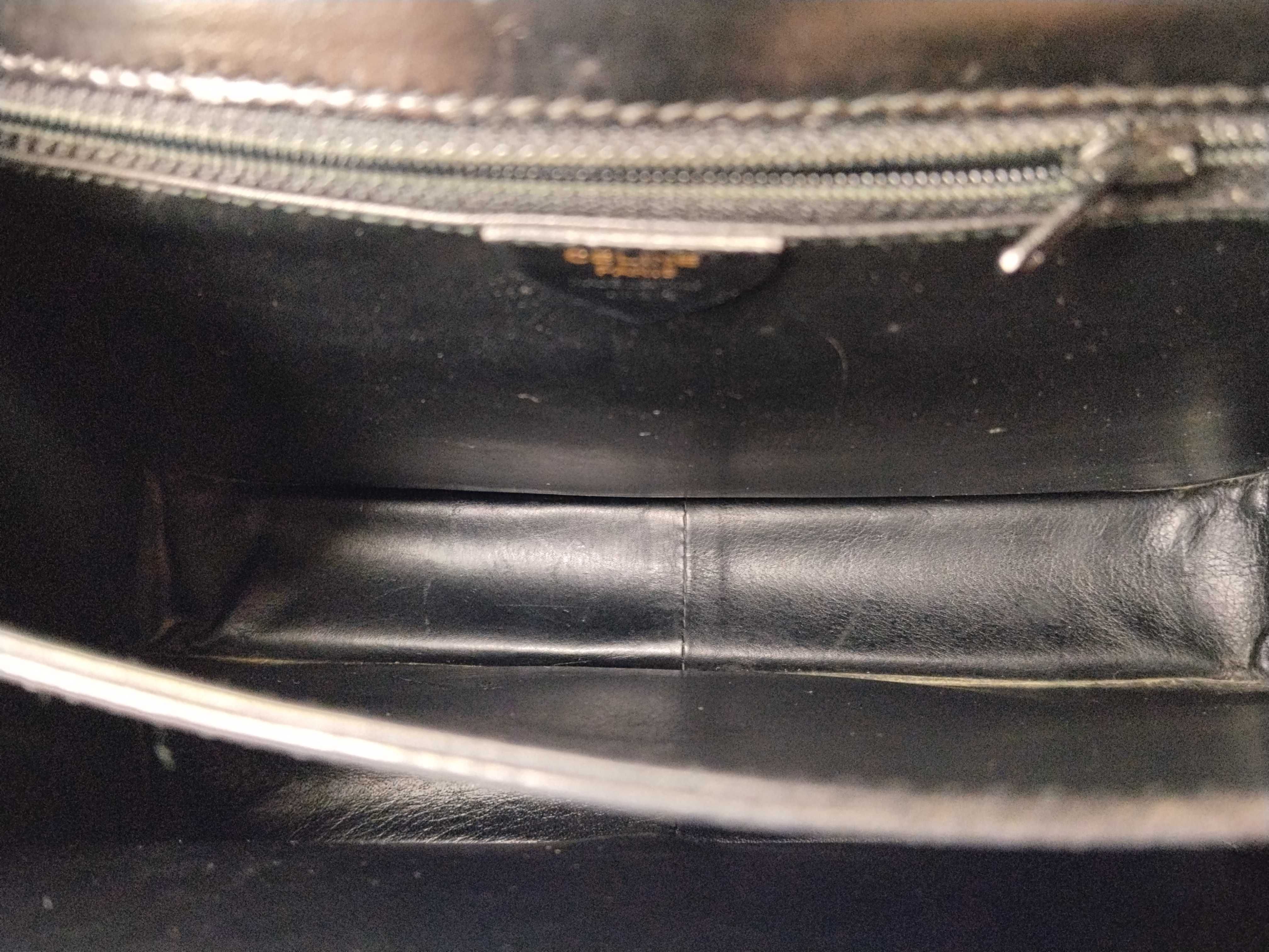 2-way handbag, black/gold hardware handbag — view 12