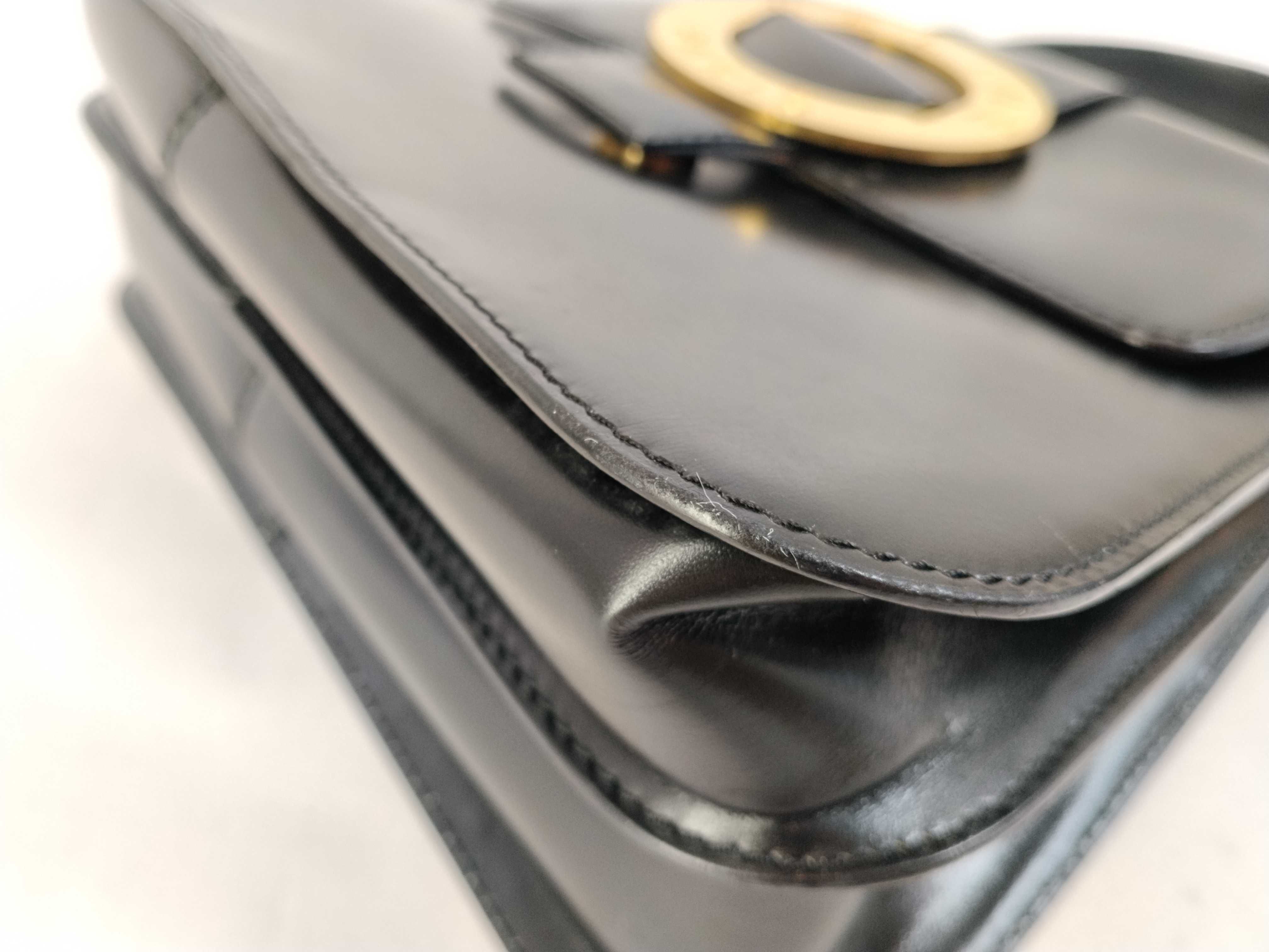 2-way handbag, black/gold hardware handbag — view 7
