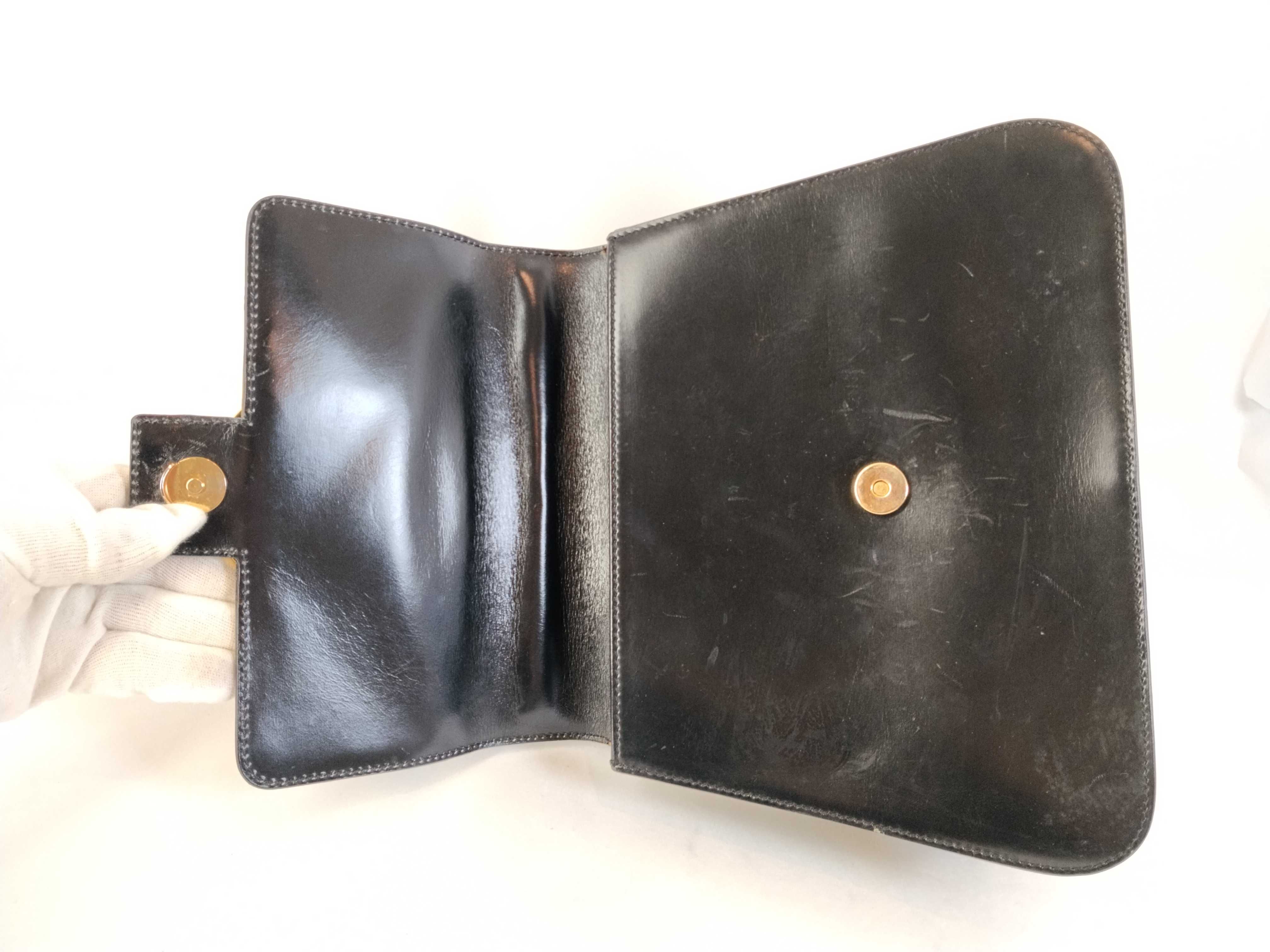 2-way handbag, black/gold hardware handbag — view 9