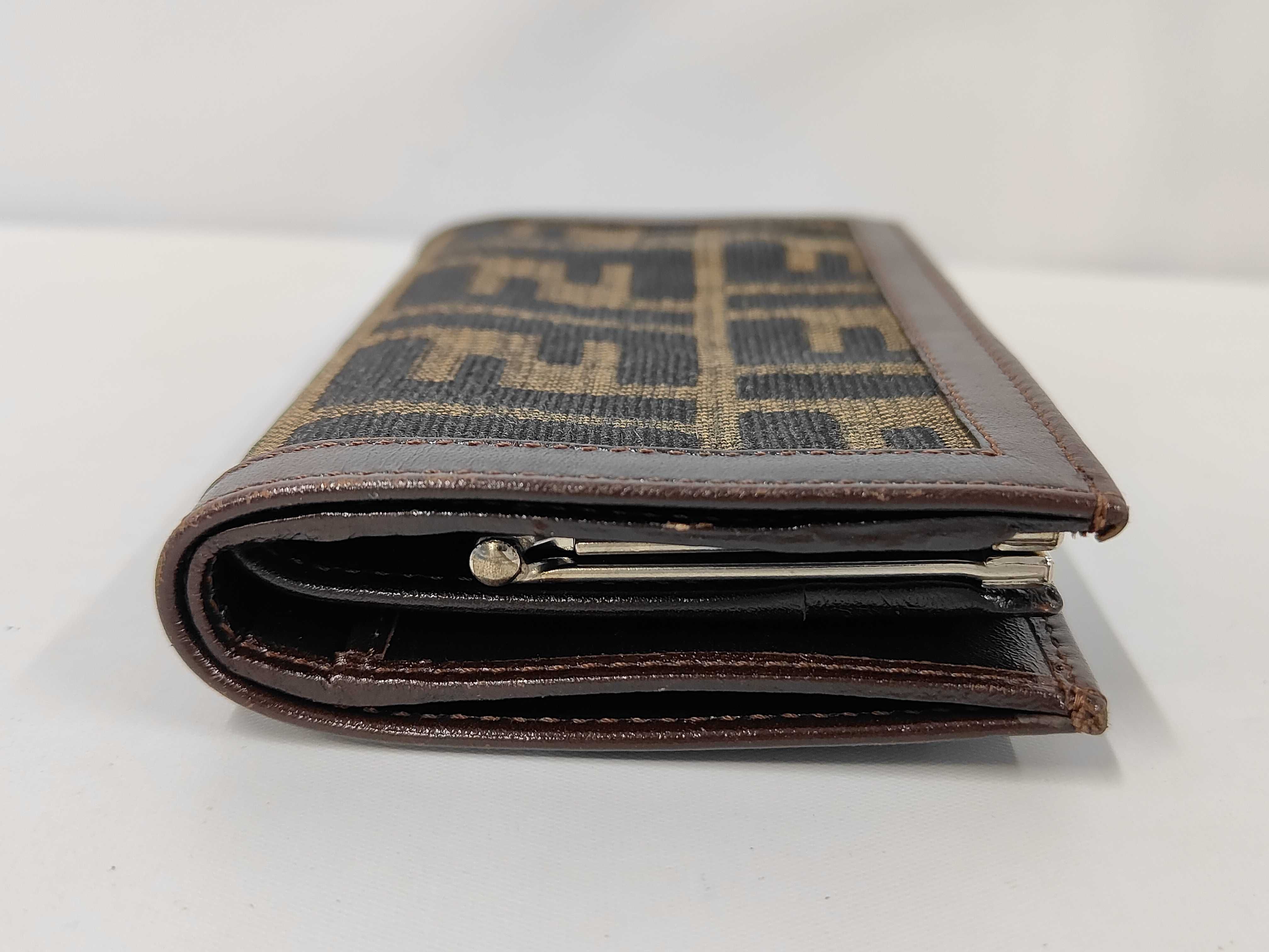 Zucca pattern coin purse bifold wallet, box included, excellent condition. — view 5