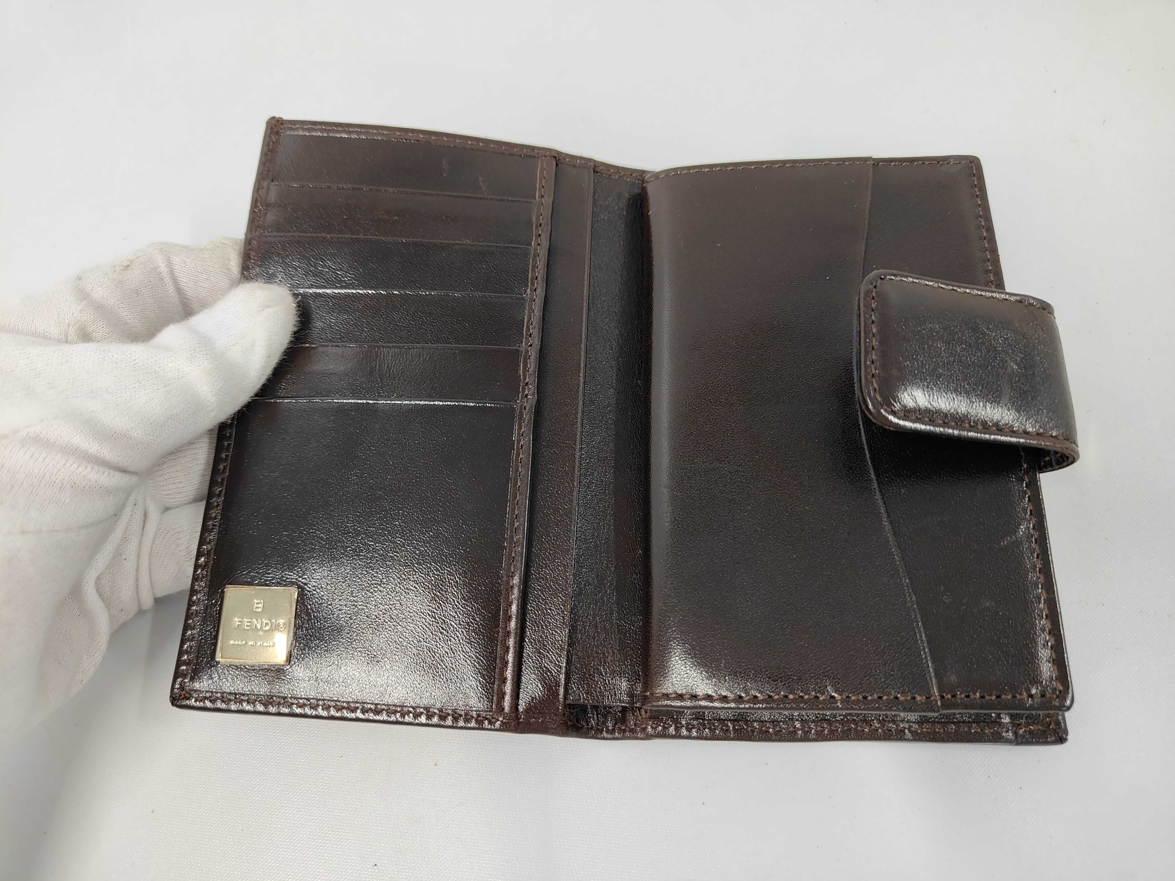 Zucca pattern coin purse bifold wallet, box included, excellent condition. — view 7