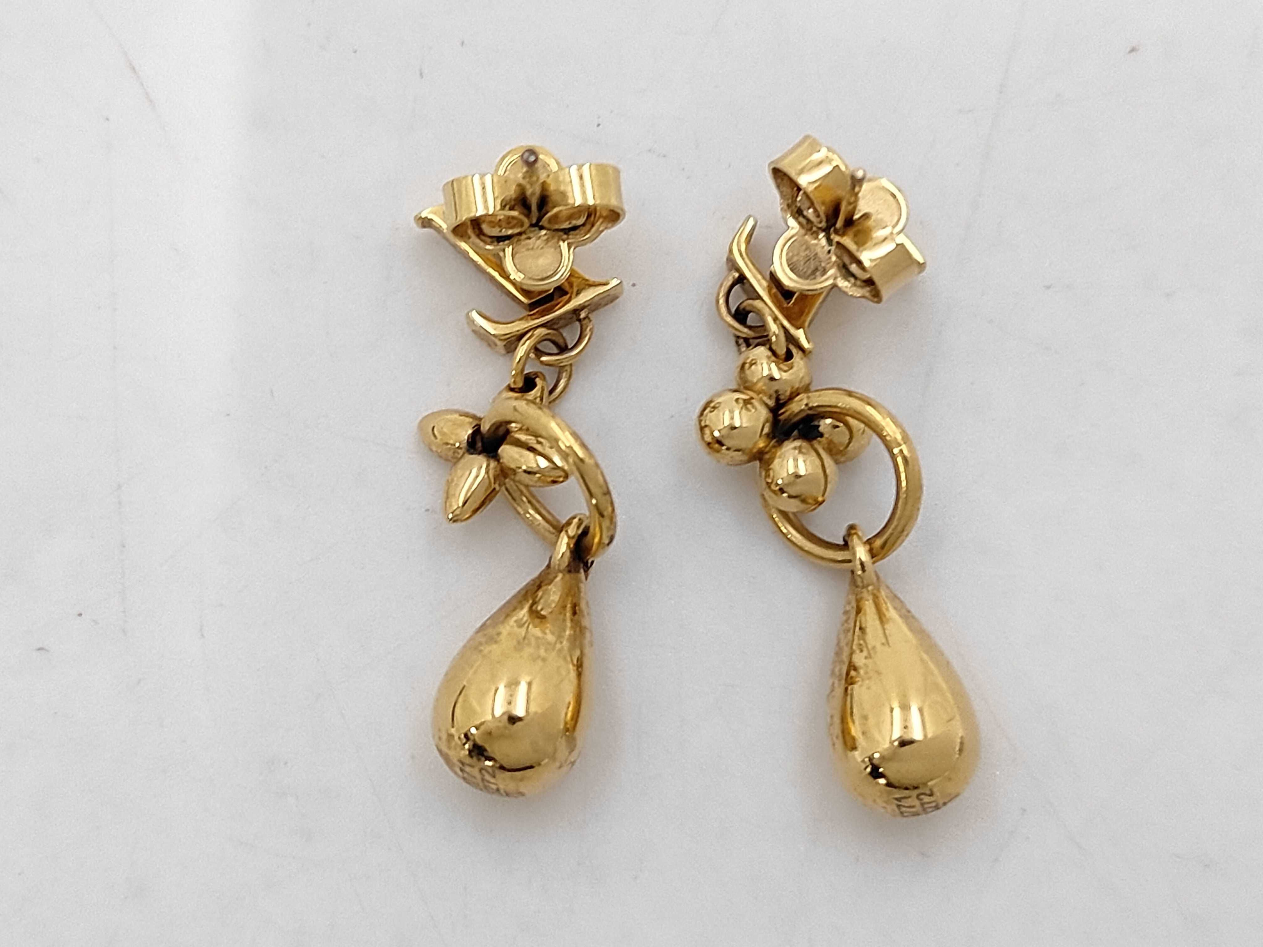 Bouclédreilles LV Flowergram Gold Earrings — view 2
