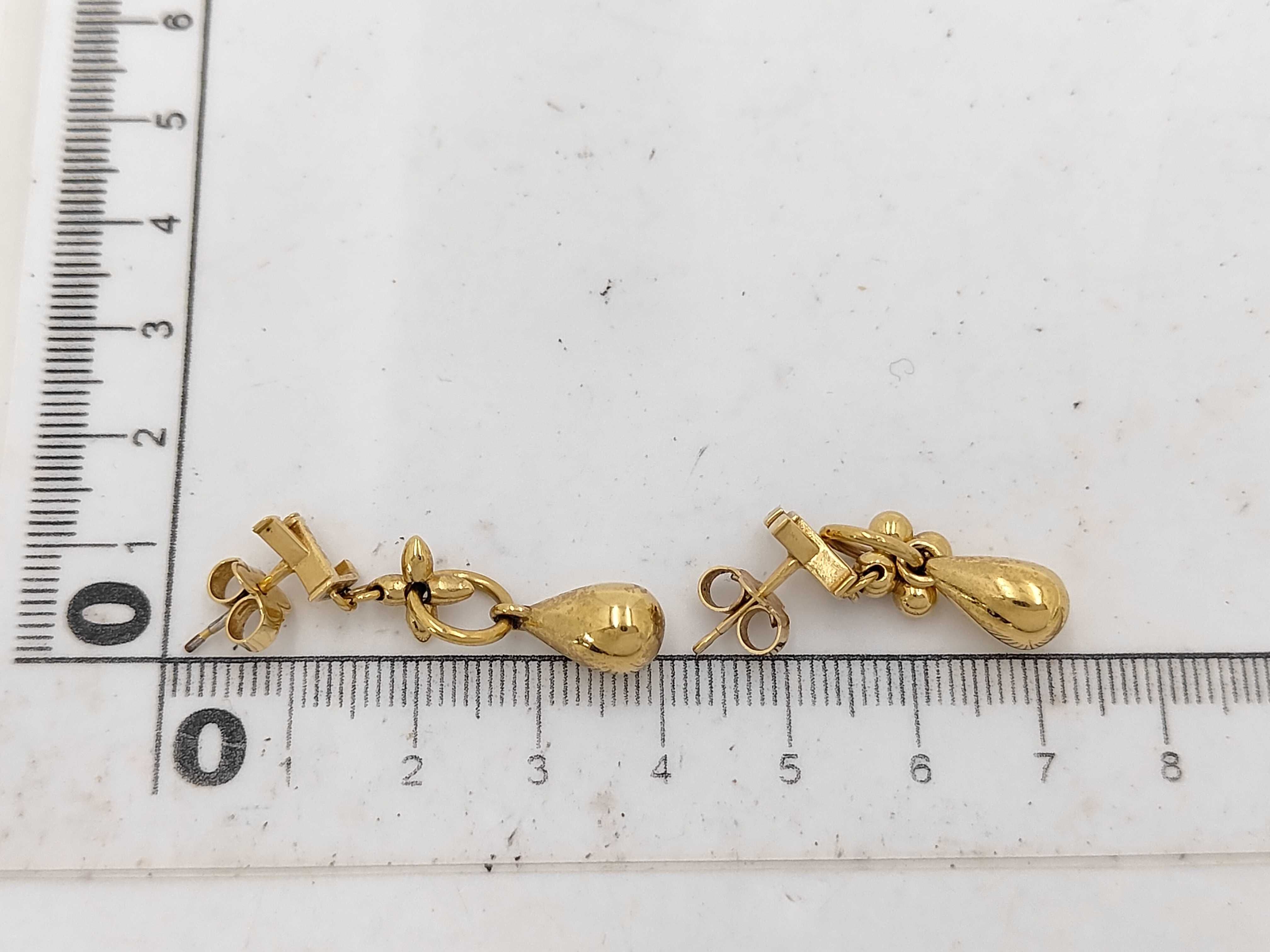 Bouclédreilles LV Flowergram Gold Earrings — view 6