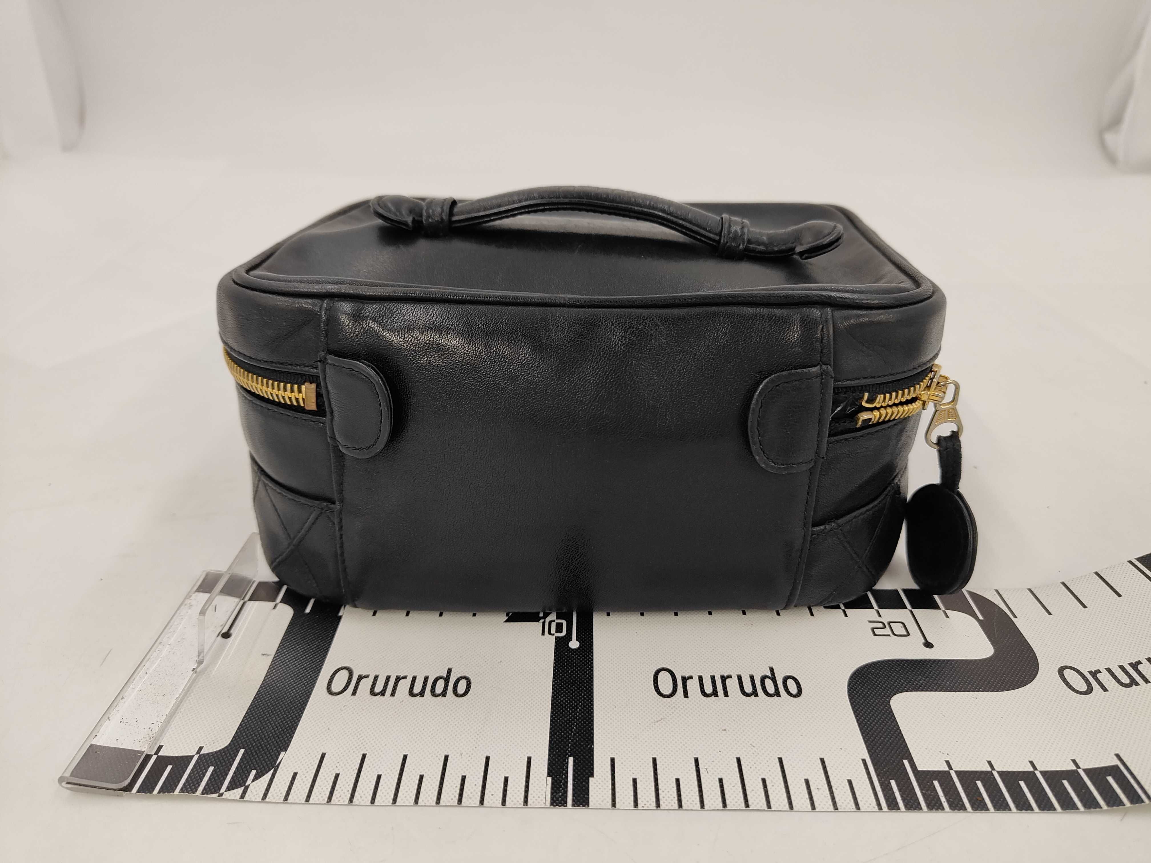 Bicolore Black Lambskin Vanity Bag — view 2