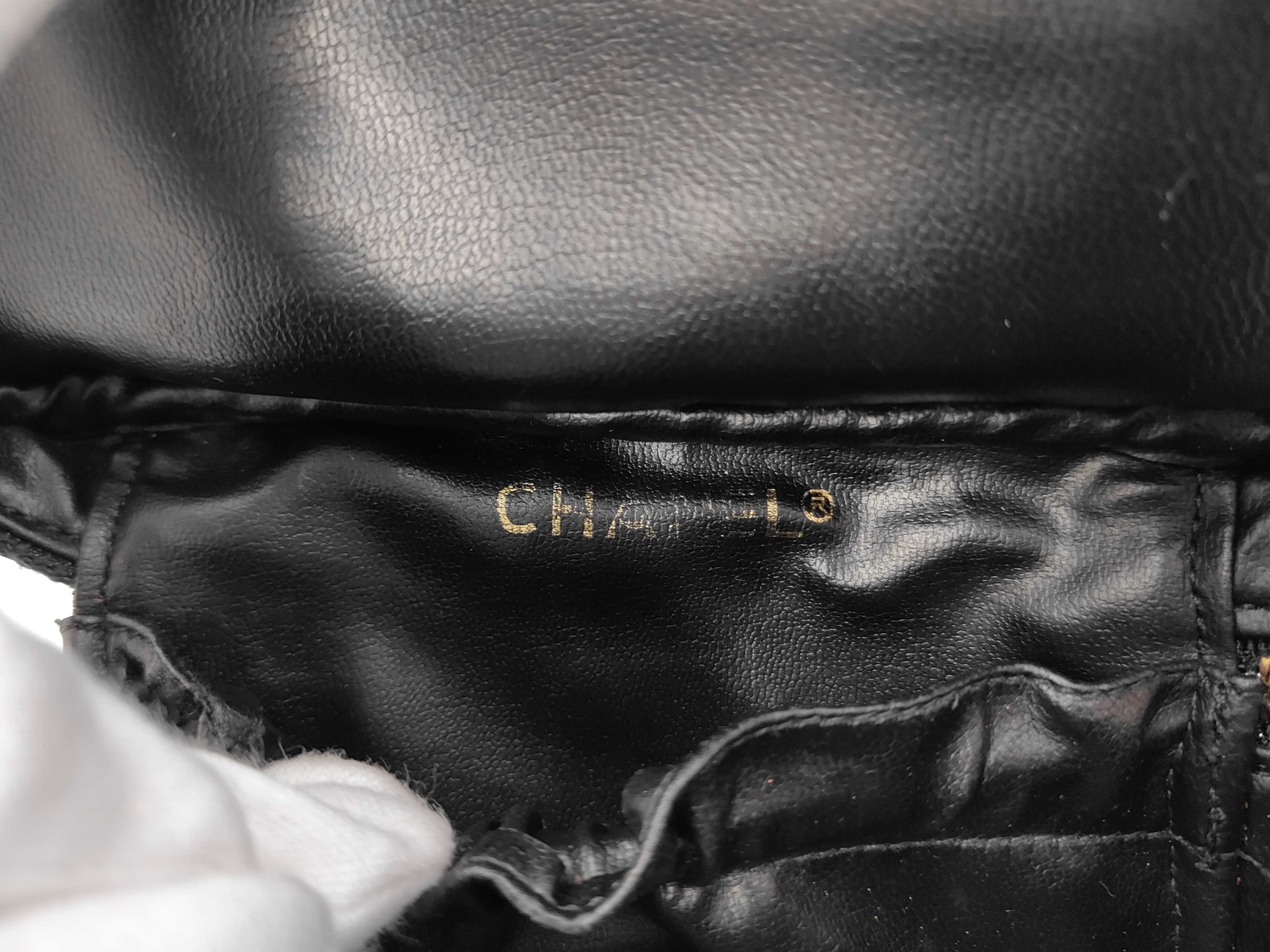 Bicolore Black Lambskin Vanity Bag — view 11