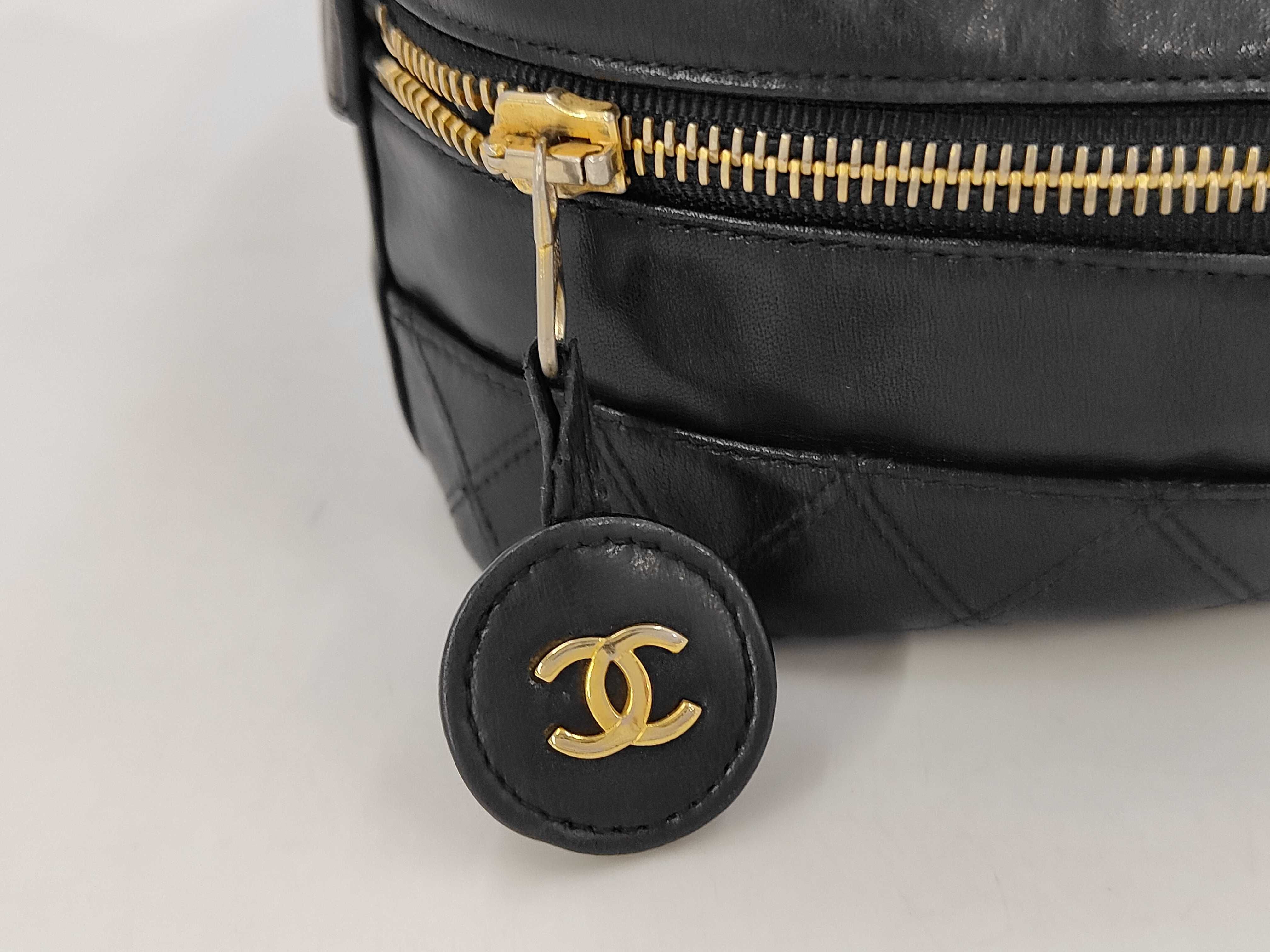Bicolore Black Lambskin Vanity Bag — view 3